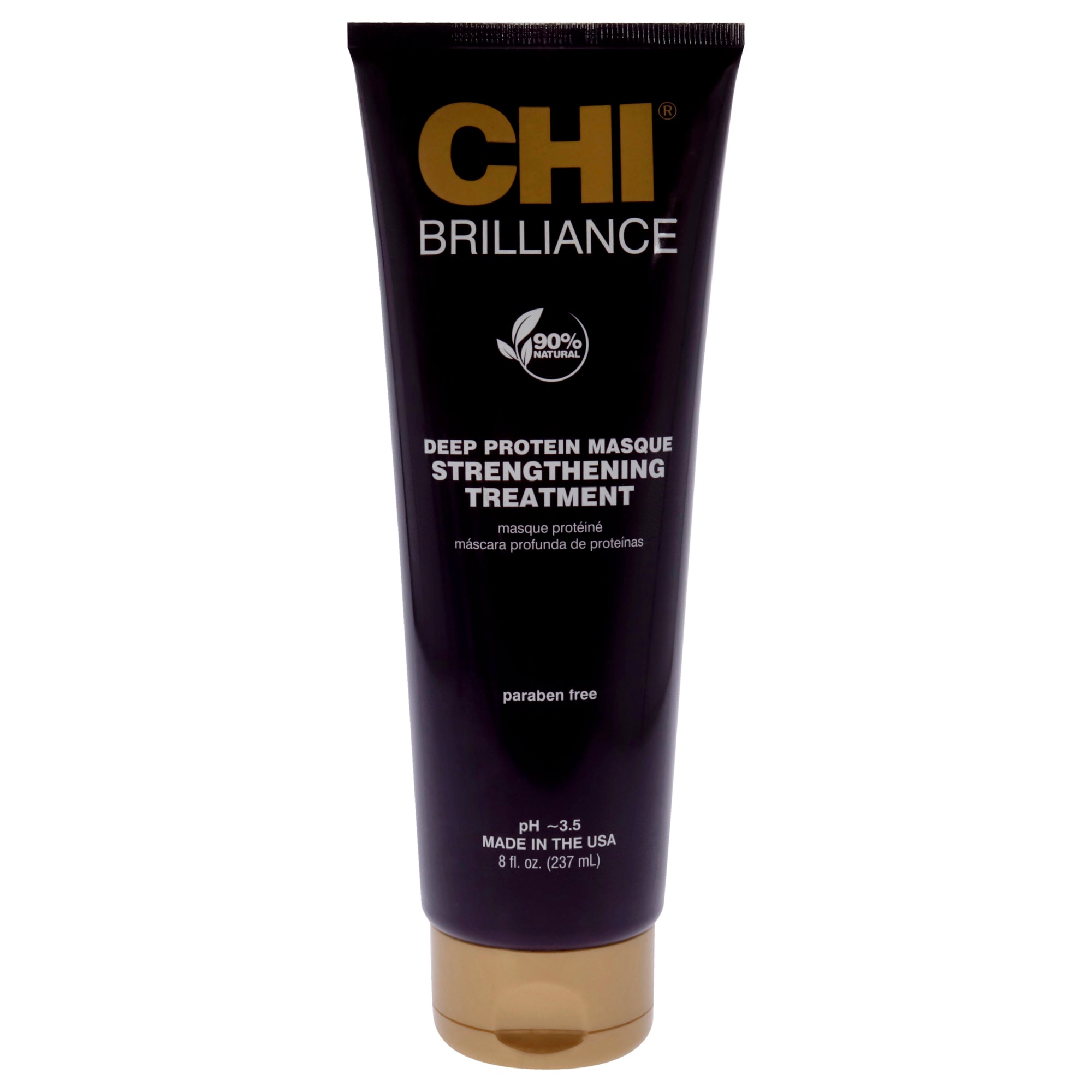 Deep Brilliance Deep Protein Masque Strengthening Treatment by CHI for Unisex - 8 oz Treatment