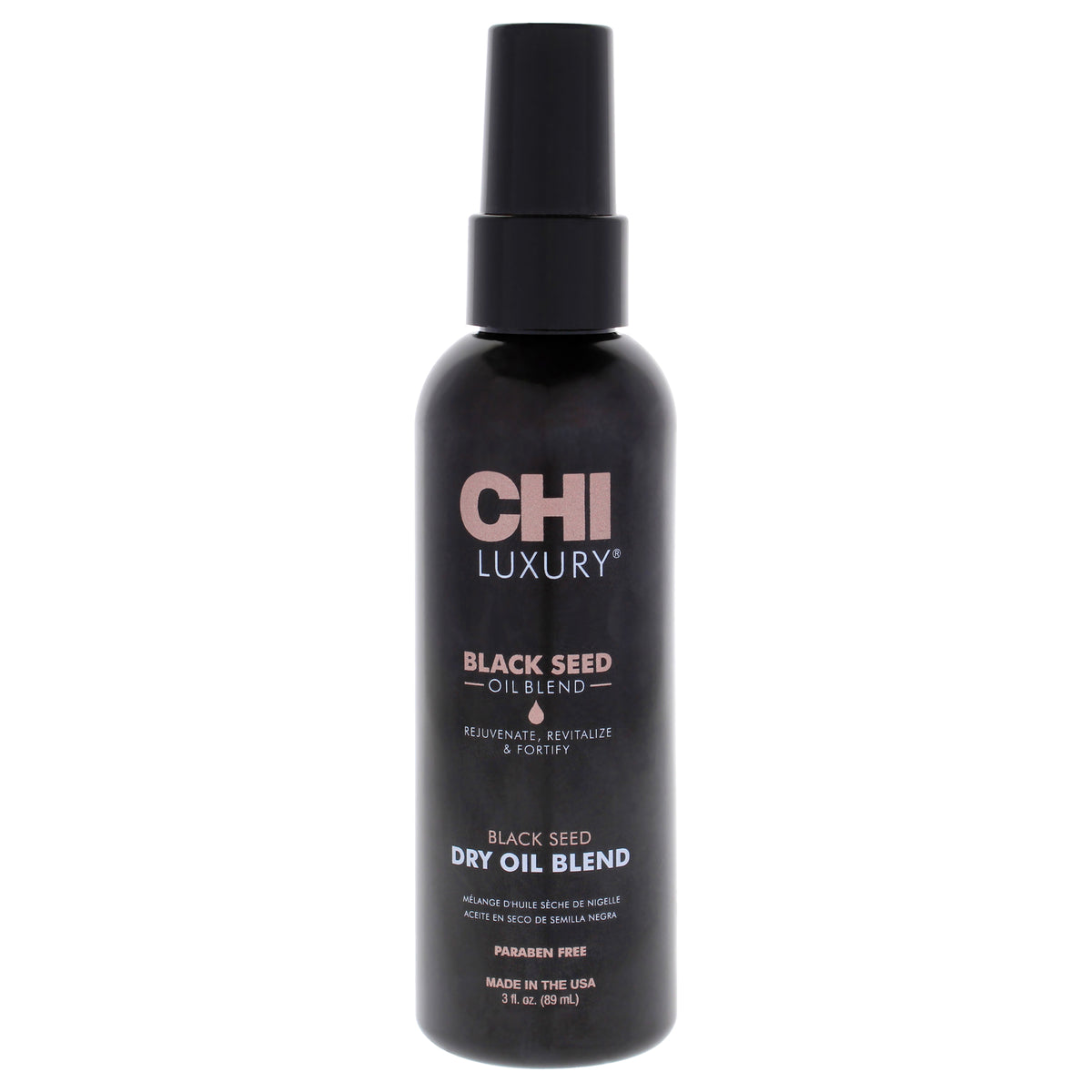 Luxury Black Seed Dry Oil by CHI for Unisex - 3 oz Oil