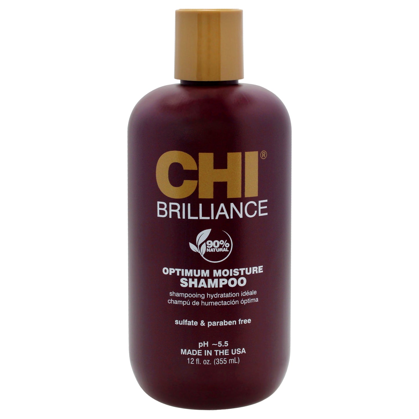 Brilliance Optimum Moisture Shampoo by CHI for Unisex - 12 oz Shampoo