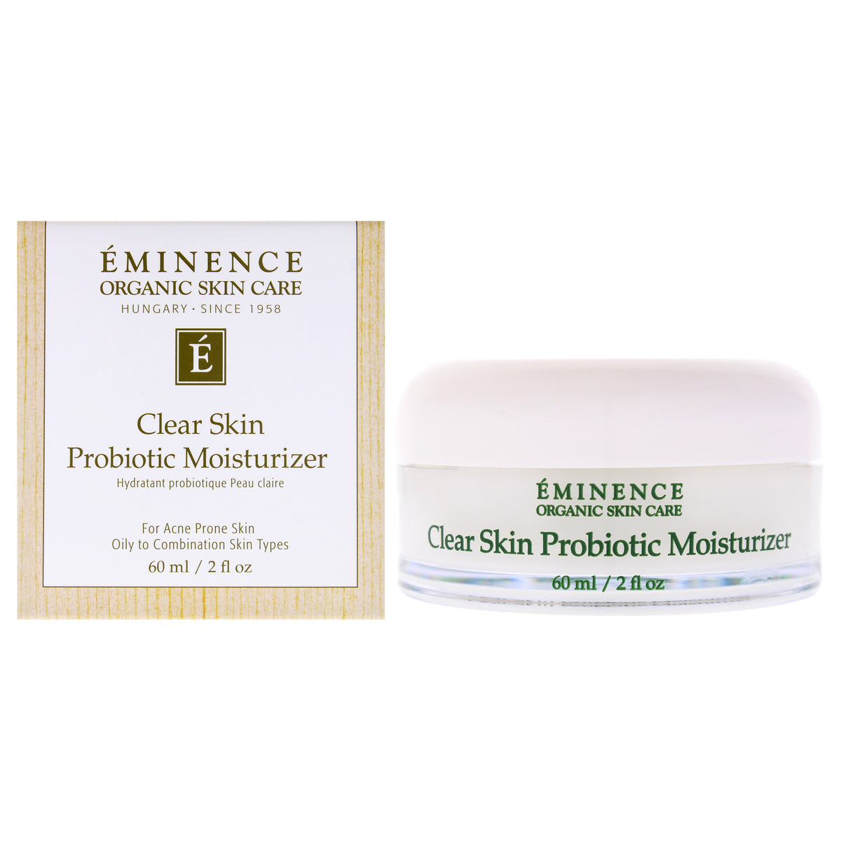 Clear Skin Probiotic Moisturizer by Eminence for Unisex - 2 oz Moisturizer