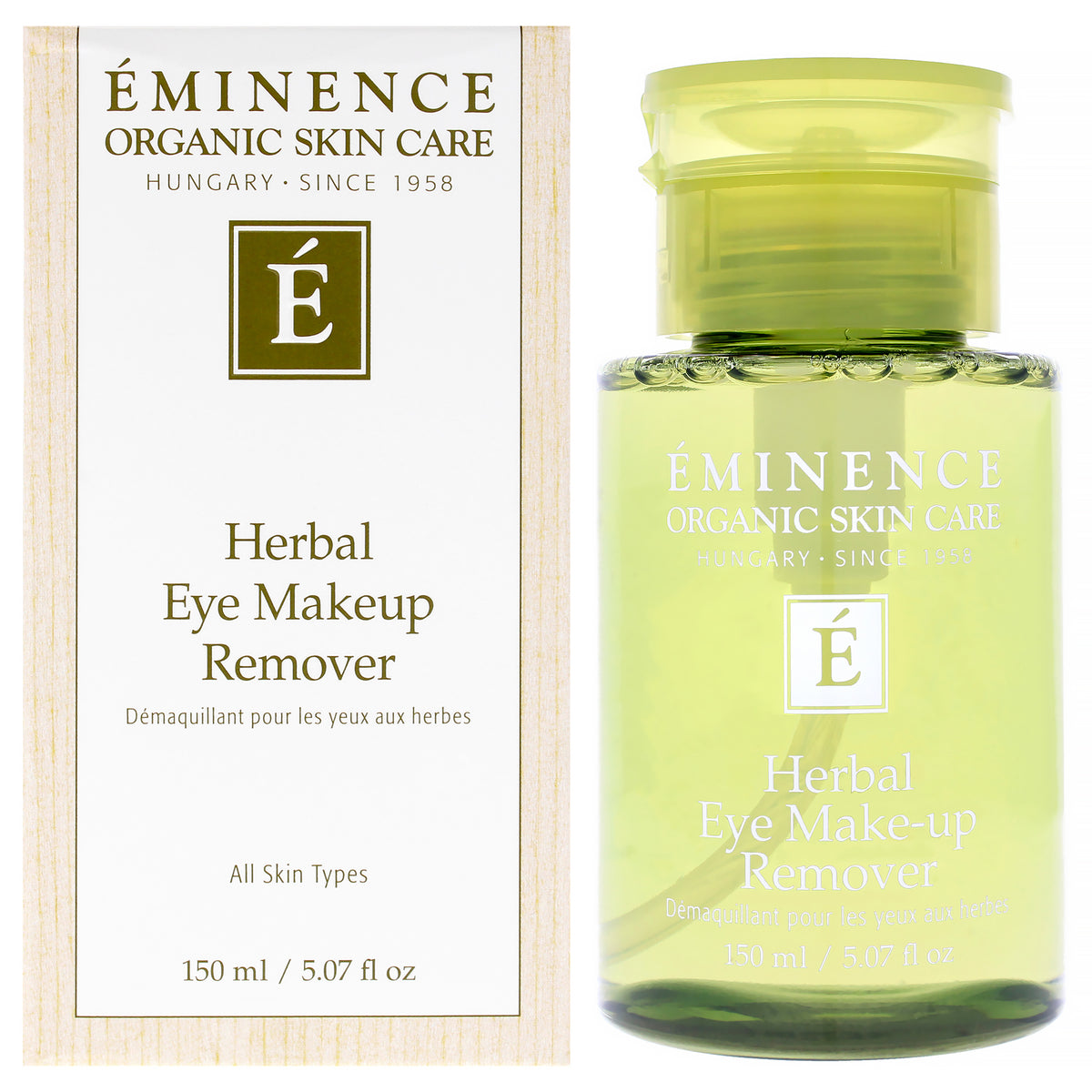 Herbal Eye Makeup Remover by Eminence for Unisex - 5.07 oz Makeup Remover