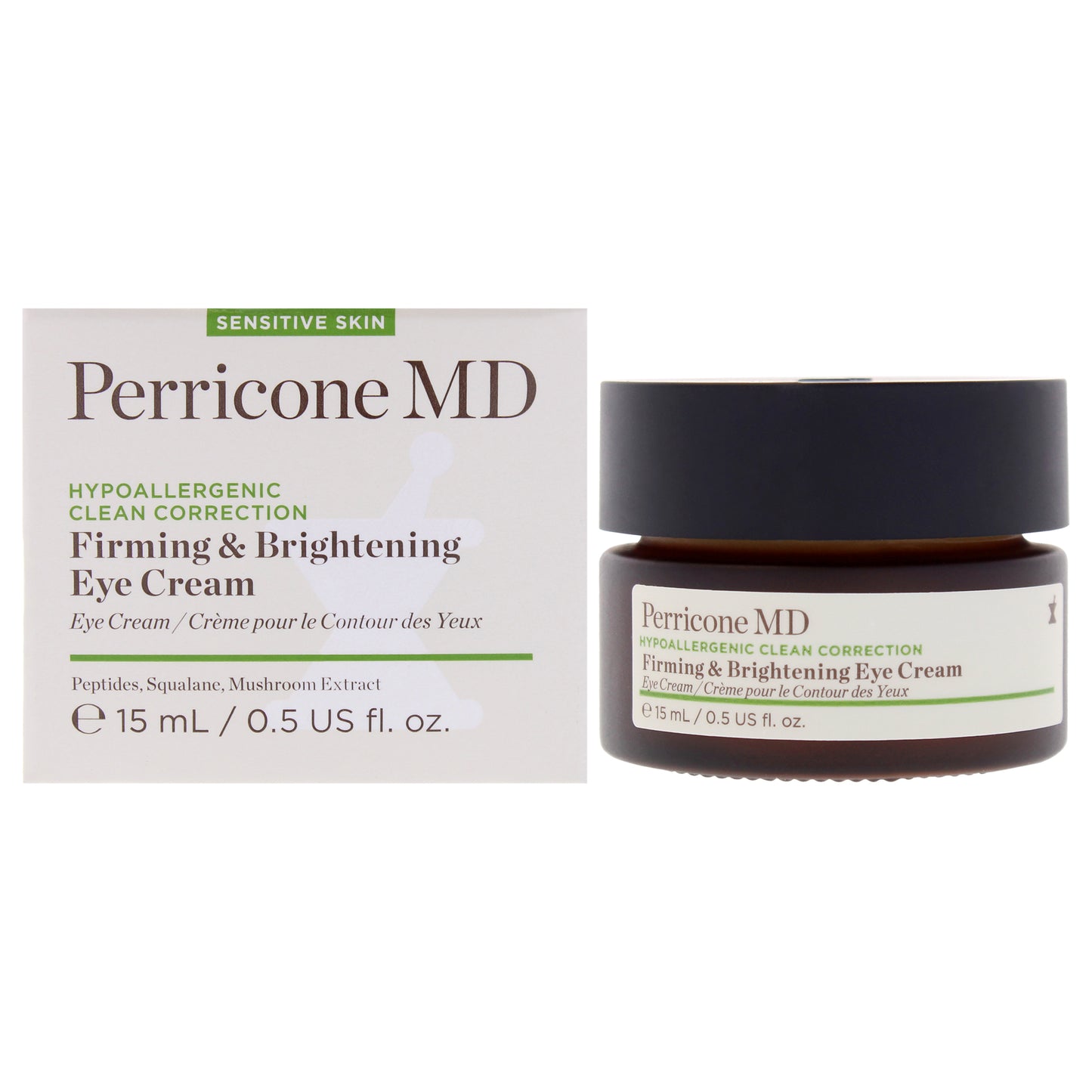 Hypoallergenic Clean Correction Firming and Brightening Eye Cream by Perricone MD for Unisex - 0.5 oz Cream