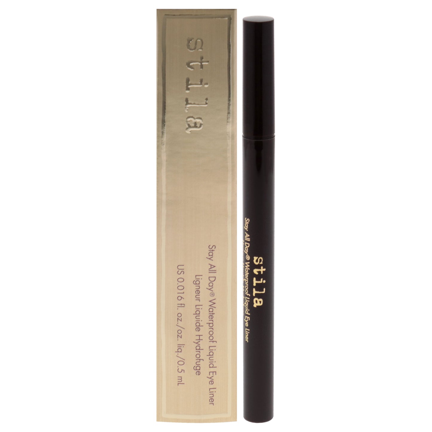 Stay All Day Waterproof Liquid Eye Liner - Intense Smoky Quartz by Stila for Women - 0.016 oz Eyeliner