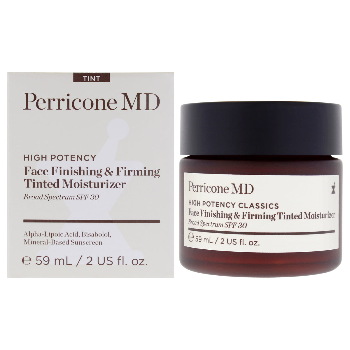 High Potency Classics Face Finishing and Firming Tinted Moisturizer SPF 30 by Perricone MD for Unisex - 2 oz Moisturizer