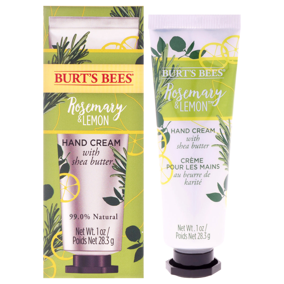 Rosemary and Lemon Hand Cream by Burts Bees for Unisex - 1 oz Hand Cream