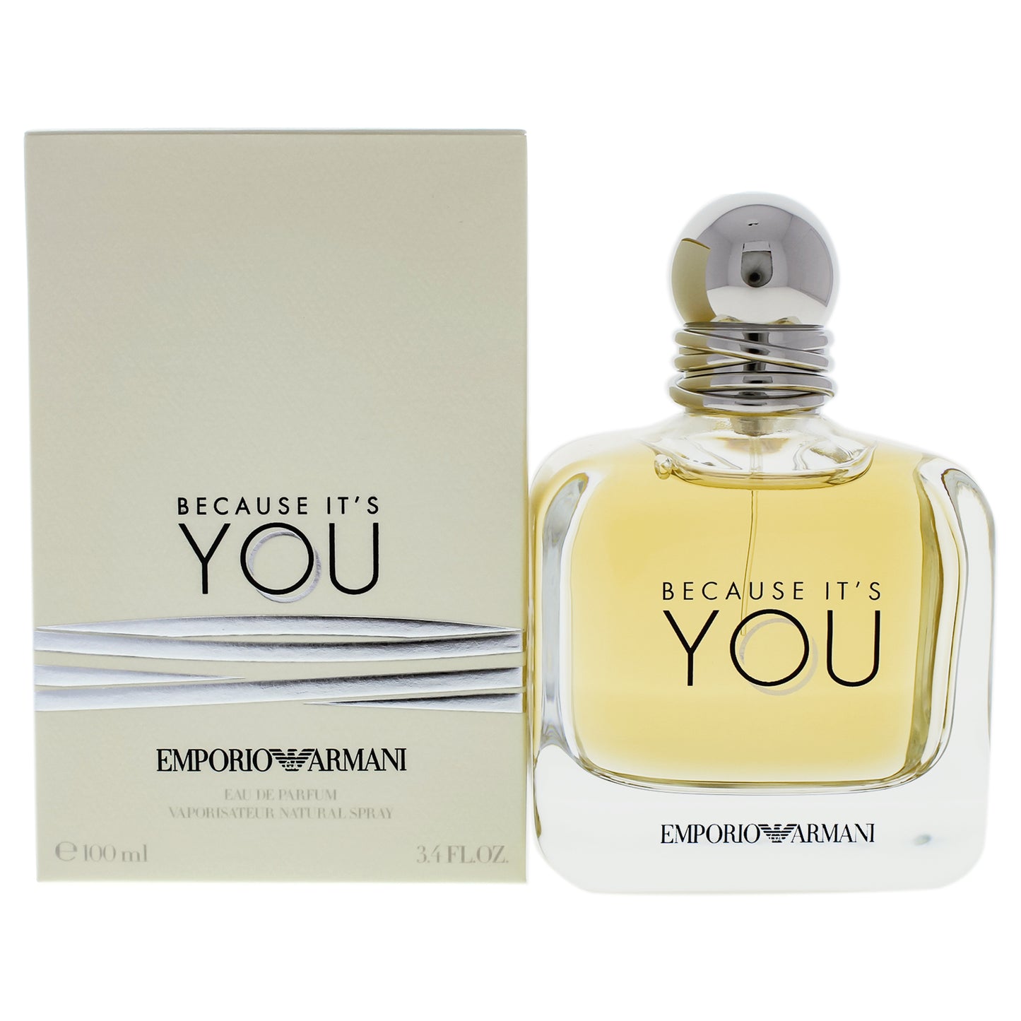 Emporio Armani Because It Is You by Giorgio Armani for Women - 3.3 oz EDP Spray