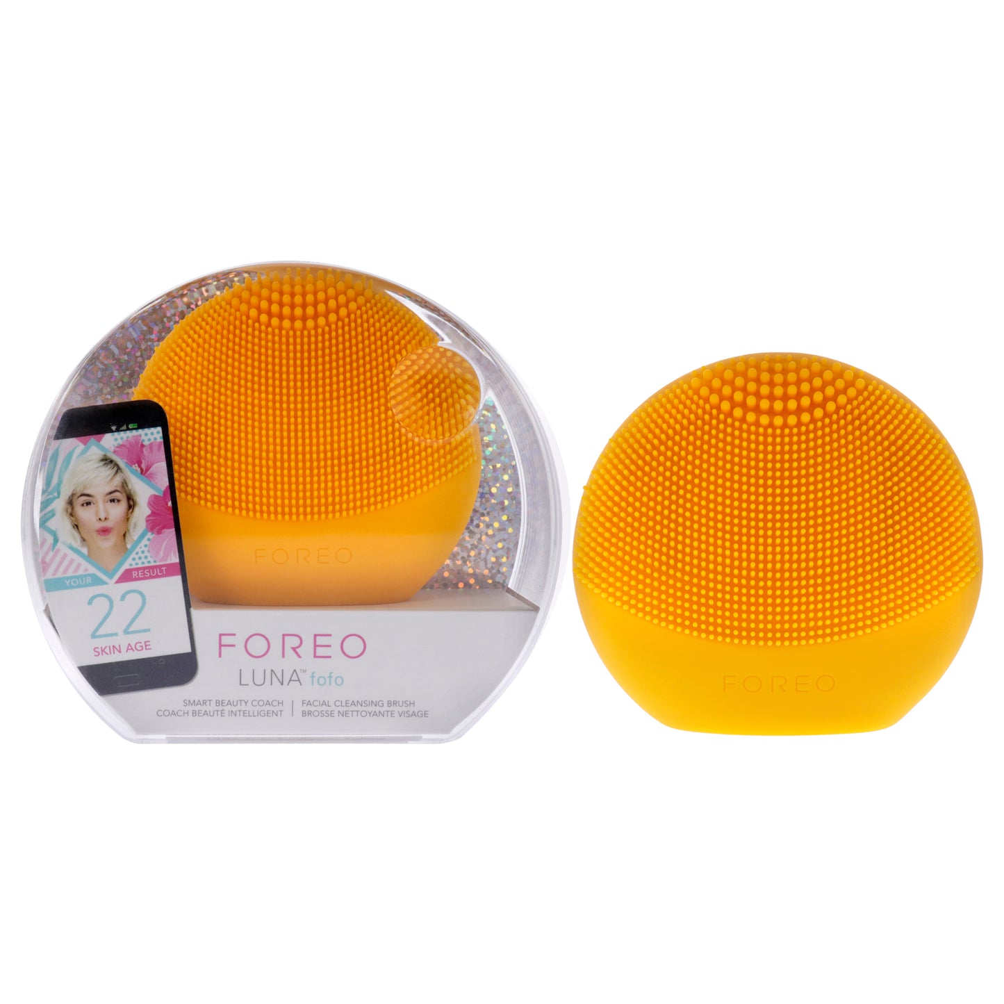 LUNA Fofo - Sunflower Yellow 1 Pc Cleansing Brush