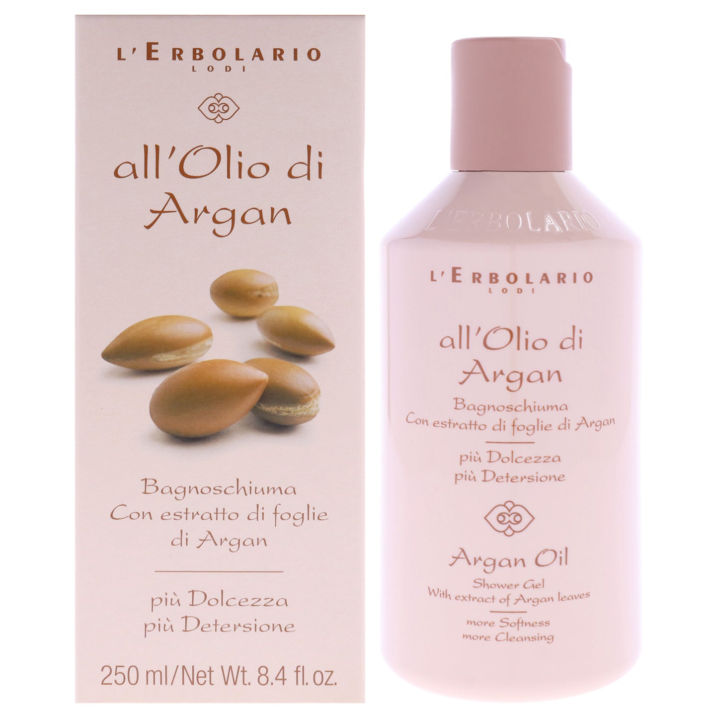 Shower Gel - Argan Oil by LErbolario for Unisex - 8.4 oz Shower Gel