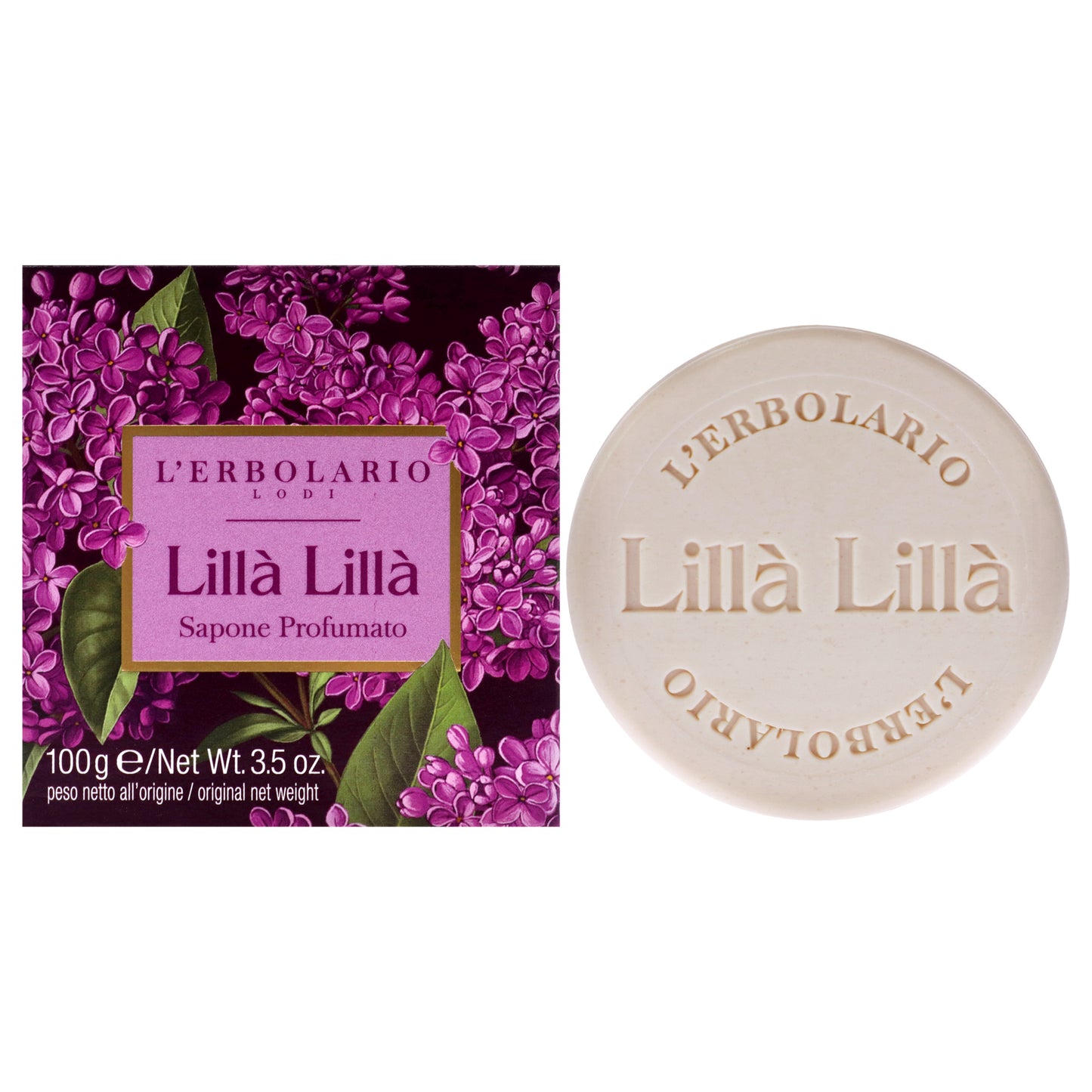 Perfumed Soap - Lilac Lila by LErbolario for Unisex - 3.5 oz Soap