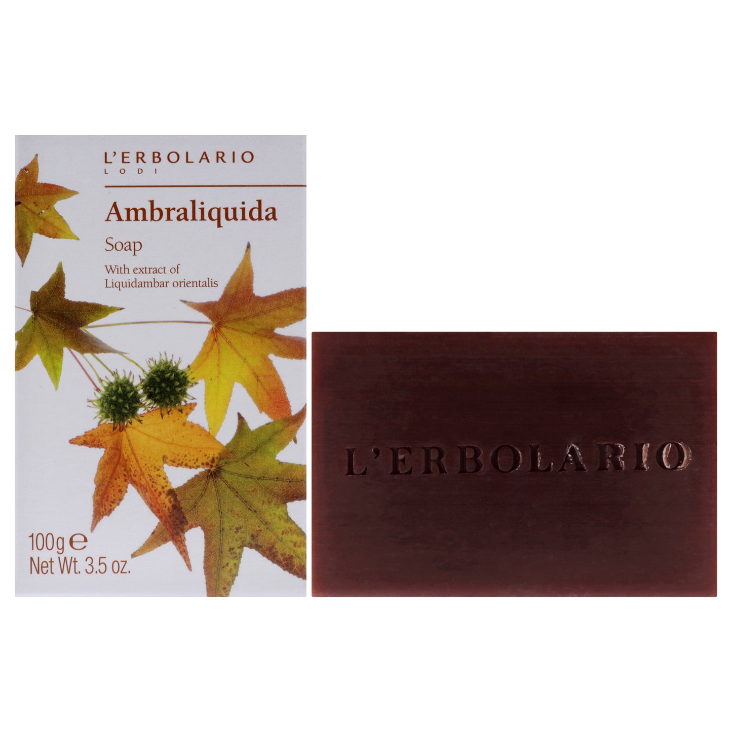 Soap - Ambraliquida by LErbolario for Unisex - 3.5 oz Soap