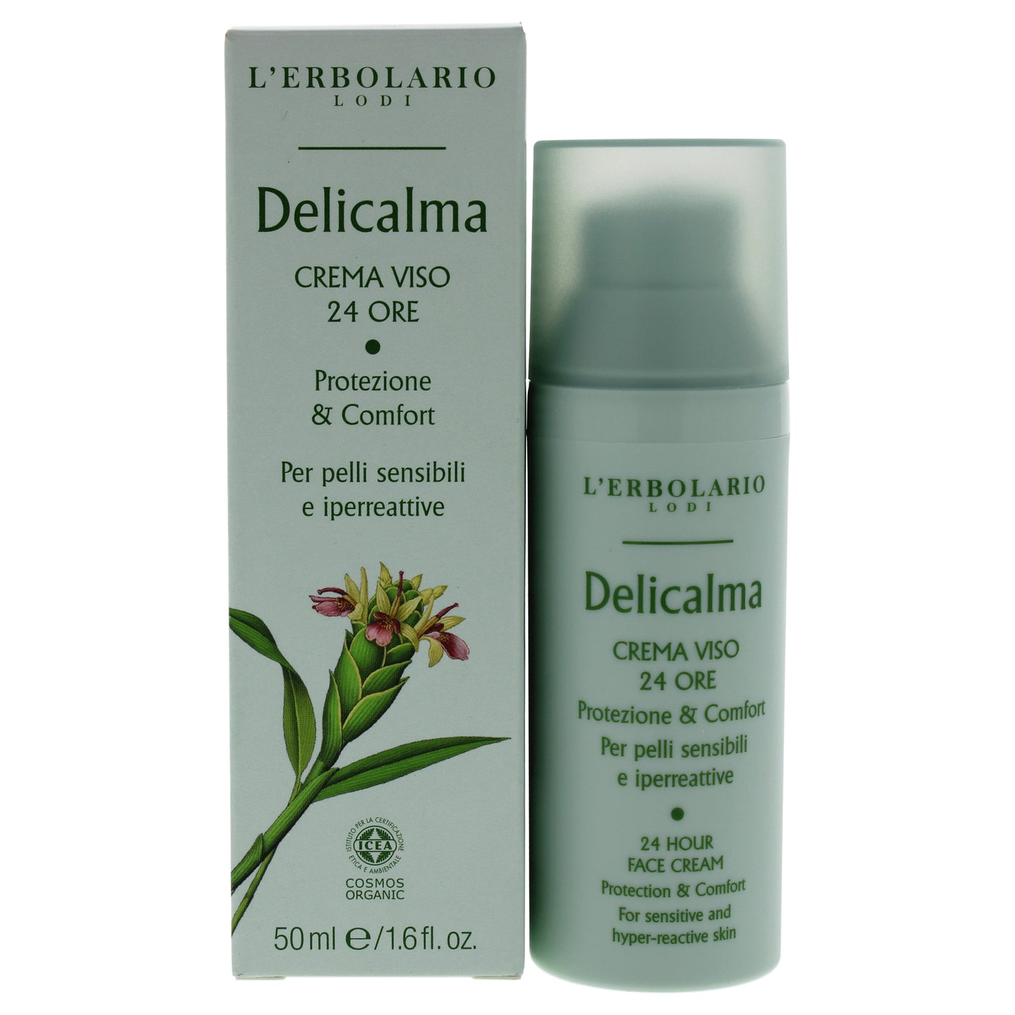 Delicalma 24 Hours Face Cream by LErbolario for Unisex - 1.6 oz Cream