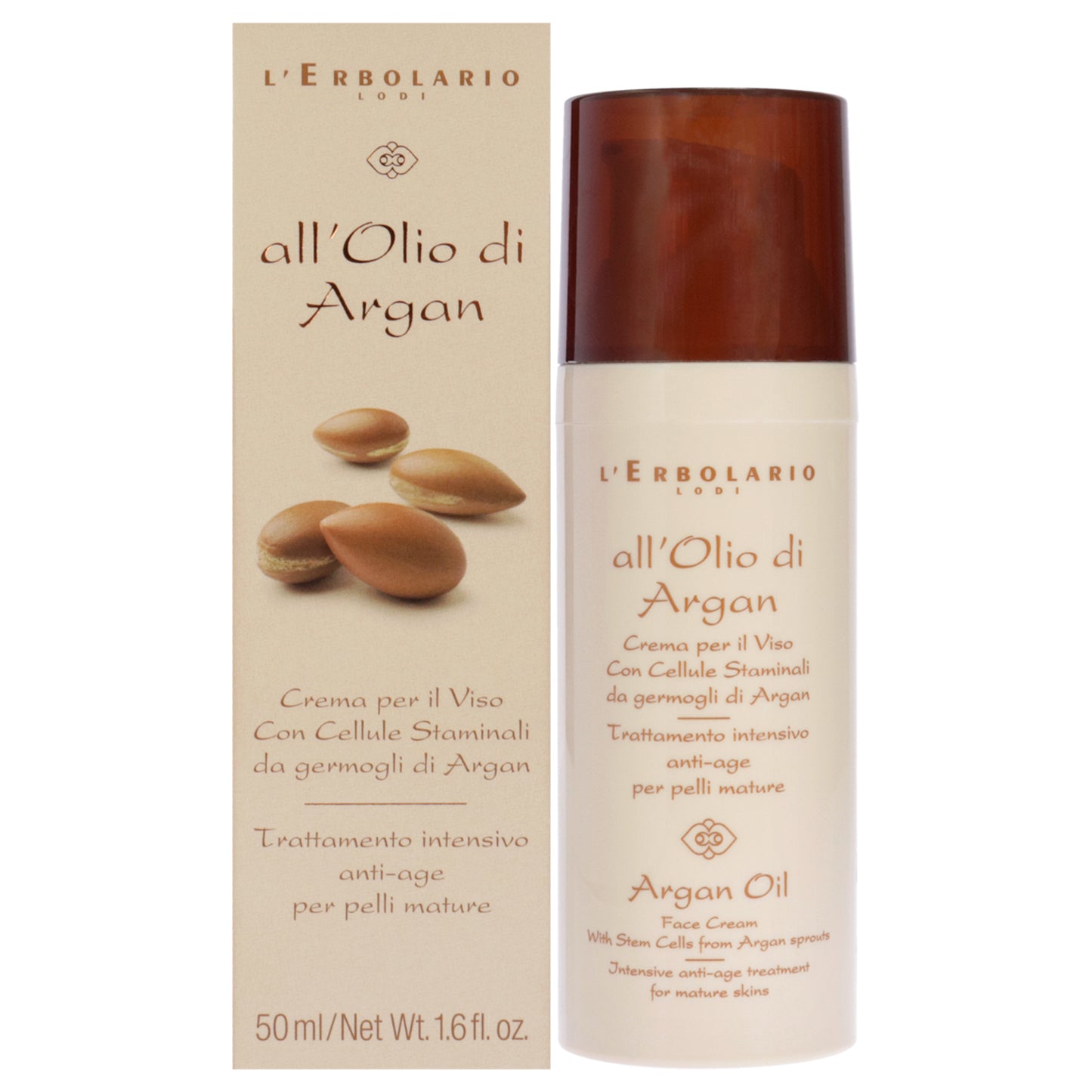 Oil Intensive Anti-Age Treatment - Argan by LErbolario for Women - 1.6 oz Treatment