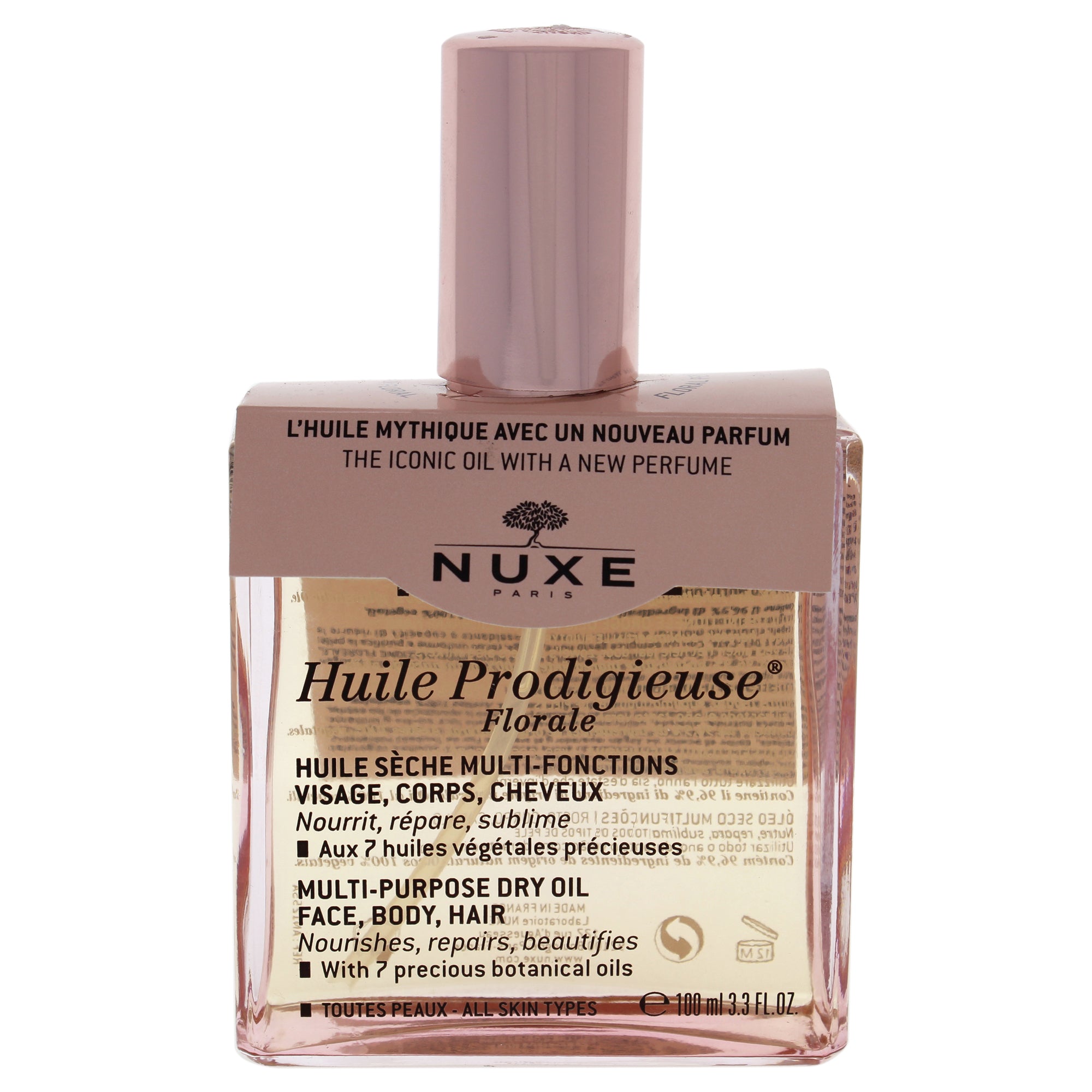 Huile Prodigieuse Multi-Purpose Dry Oil - Florale by Nuxe for Unisex - 3.3 oz Oil