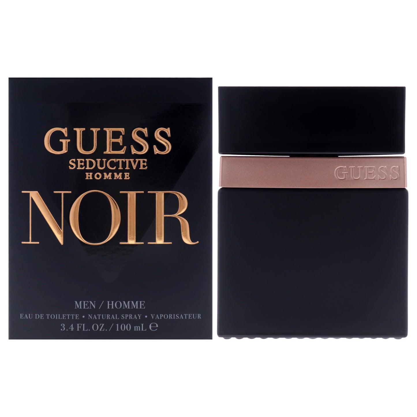 Guess Seductive Homme Noir by Guess for Men - 3.4 oz EDT Spray