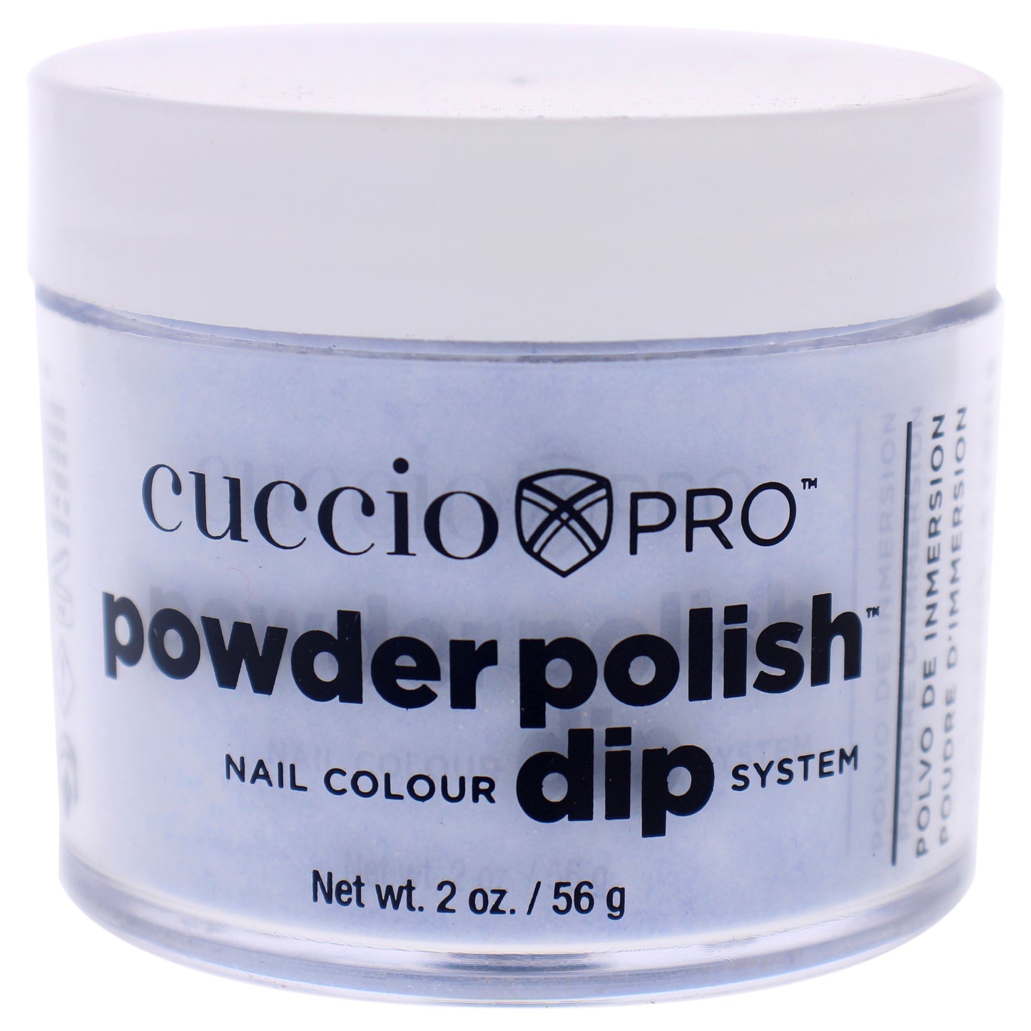 Pro Powder Polish Nail Colour Dip System - Baby Blue Glitter by Cuccio Pro for Women - 1.6 oz Nail Powder