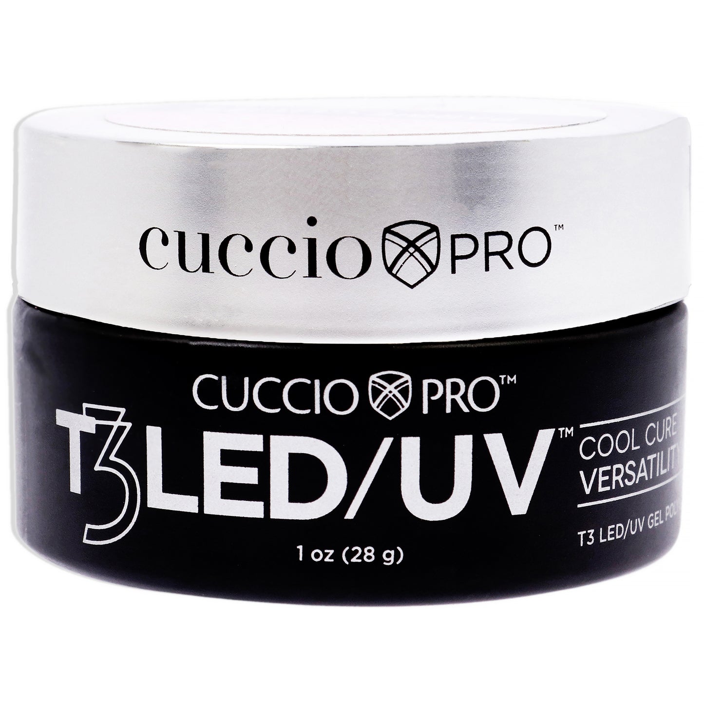T3 Cool Cure Versatility Gel - Barbie Glitter by Cuccio Pro for Women - 1 oz Nail Gel