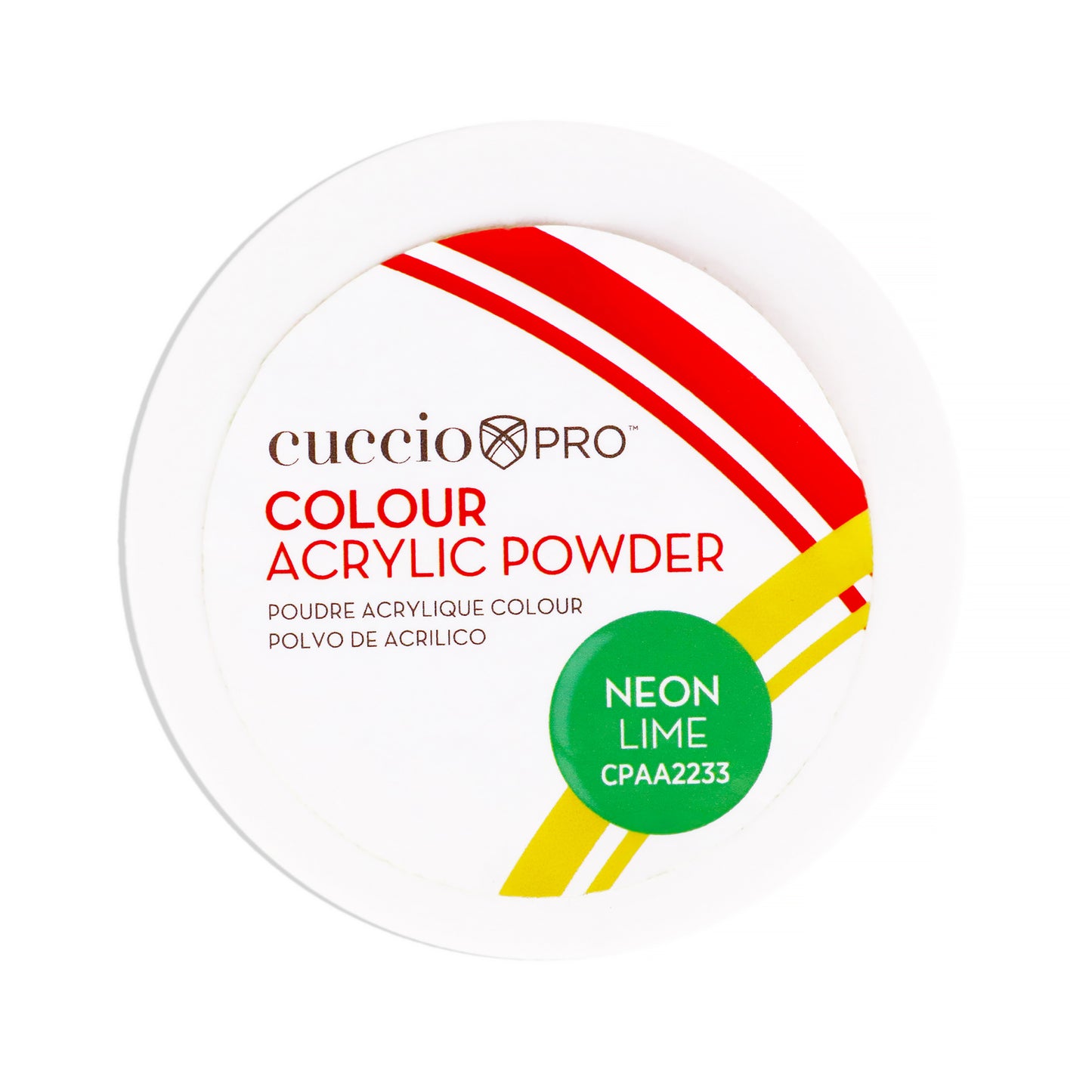 Colour Acrylic Powder - Neon Lime by Cuccio Pro for Women - 1.6 oz Acrylic Powder