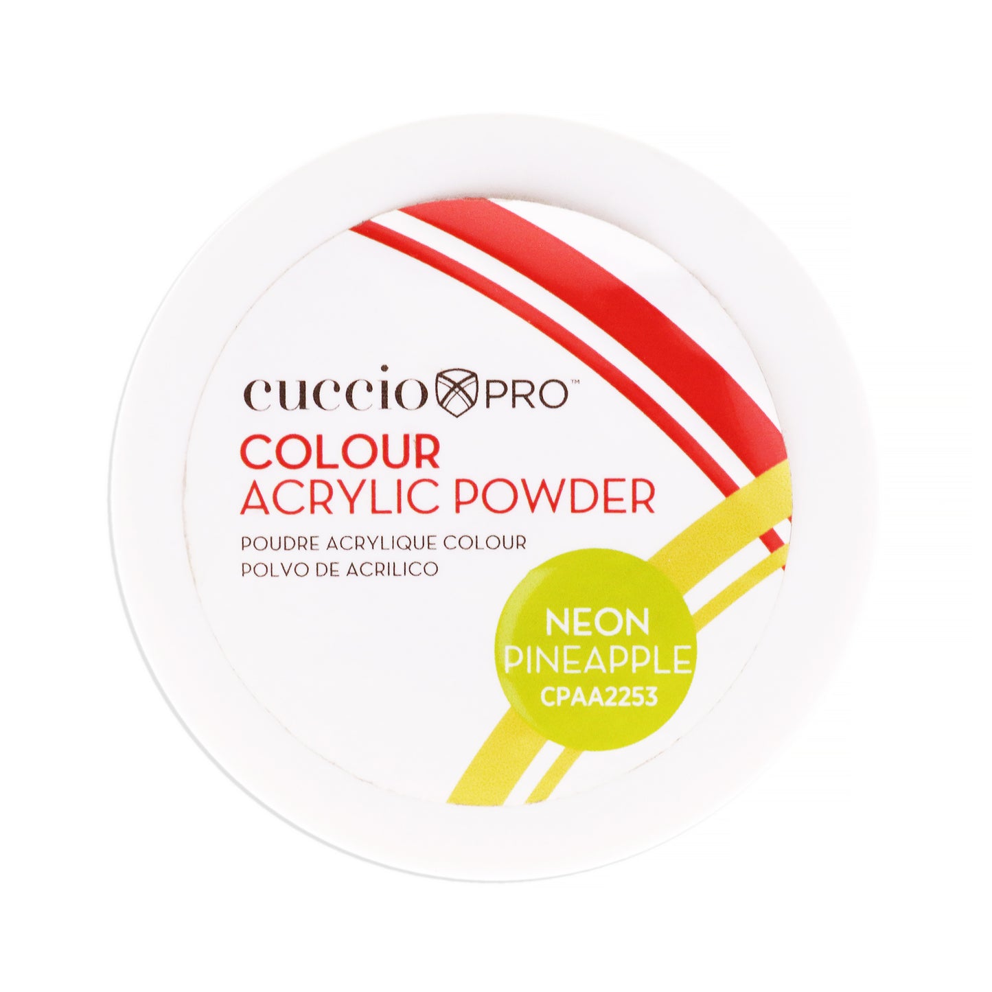 Colour Acrylic Powder - Neon Pineapple by Cuccio Pro for Women - 1.6 oz Acrylic Powder