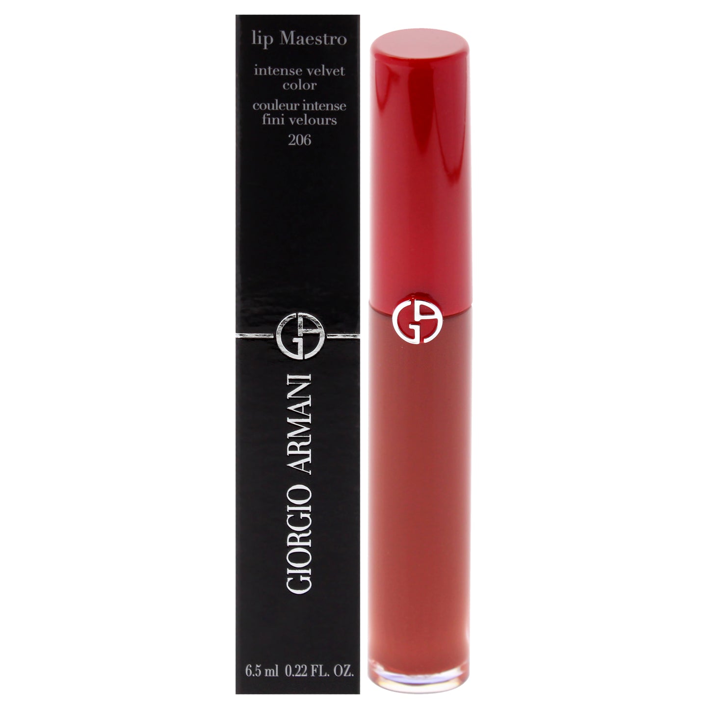 Lip Maestro Intense Velvet Color - 206 Cedar by Giorgio Armani for Women - 0.22 oz Lipstick