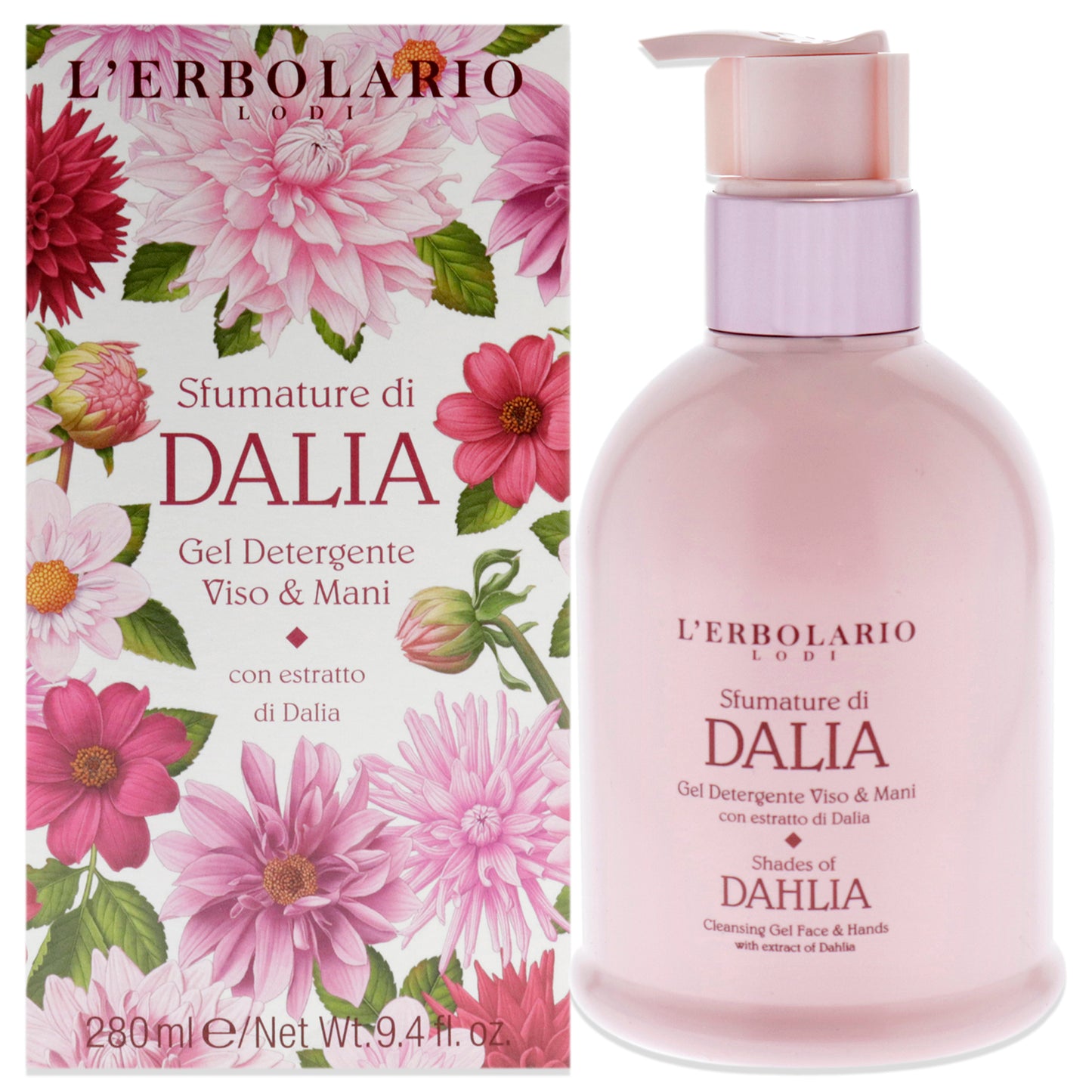 Cleansing Gel Face and Hands - Shades of Dahlia by LErbolario for Women - 9.4 oz Cleanser
