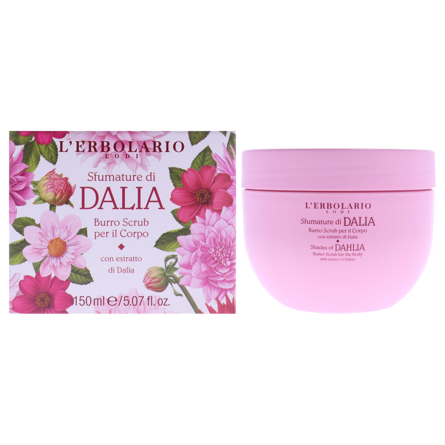 Butter Scrub - Shades of Dahlia by LErbolario for Unisex - 5.07 oz Scrub