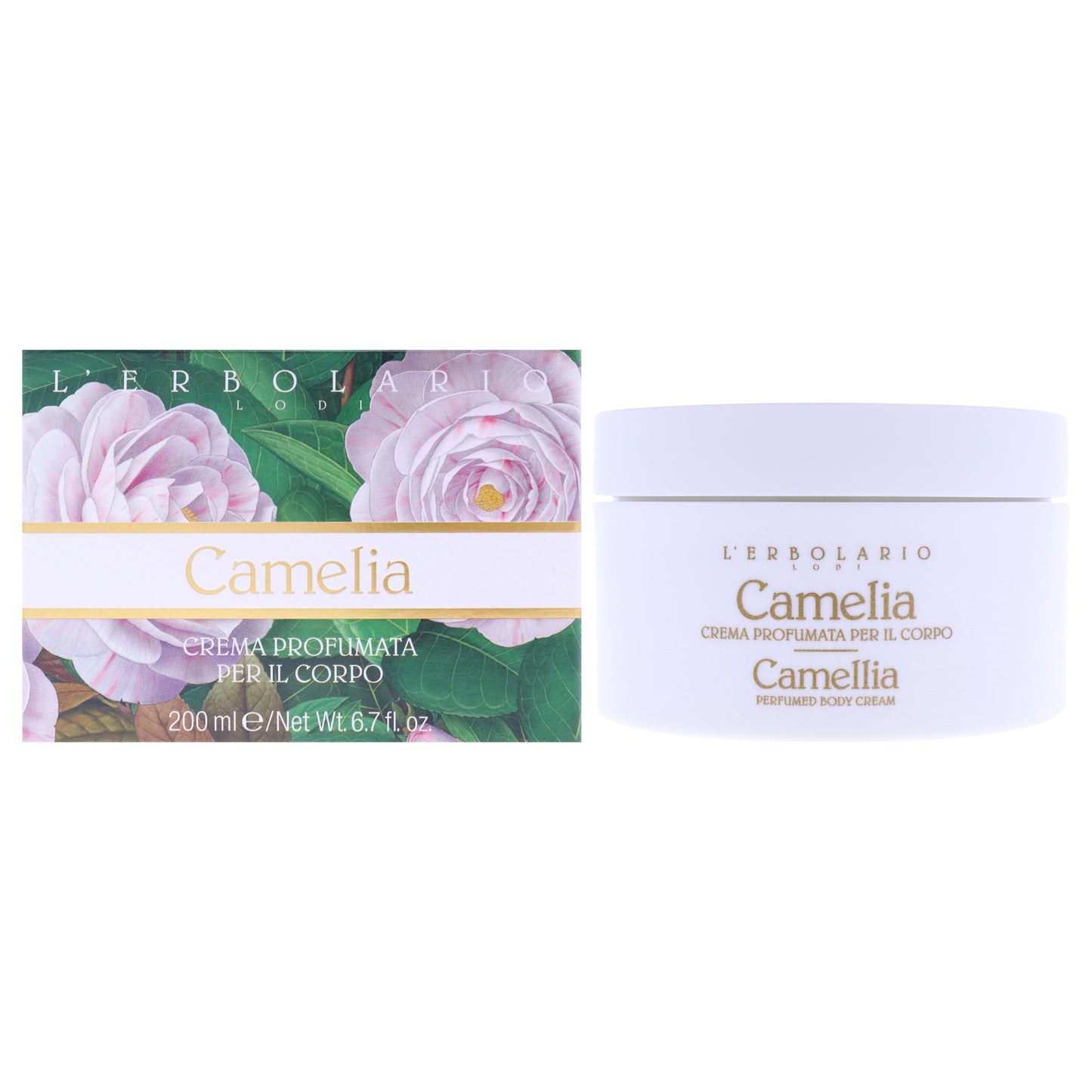 Perfumed Body Cream - Camellia by LErbolario for Unisex - 6.7 oz Body Cream