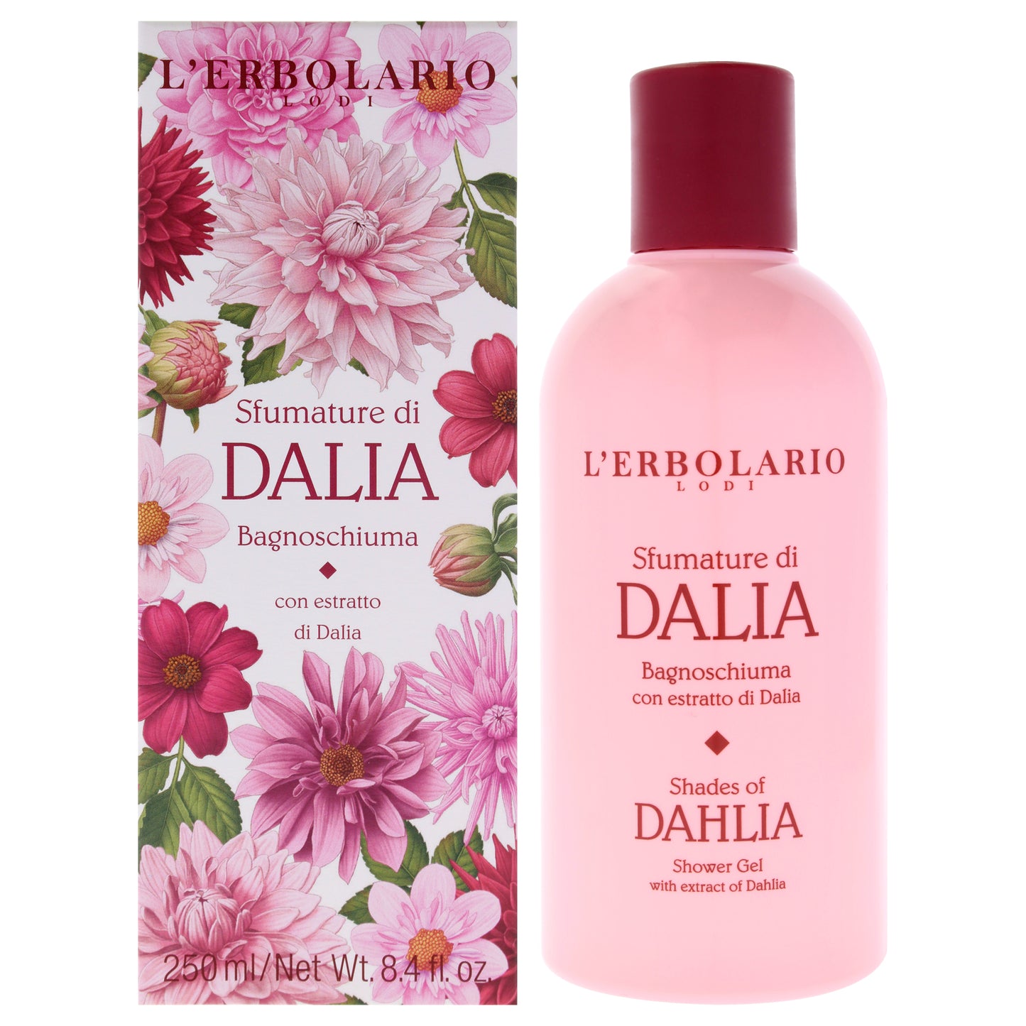 Shades of Dahlia Shower Gel by LErbolario for Unisex - 8.4 oz Shower Gel