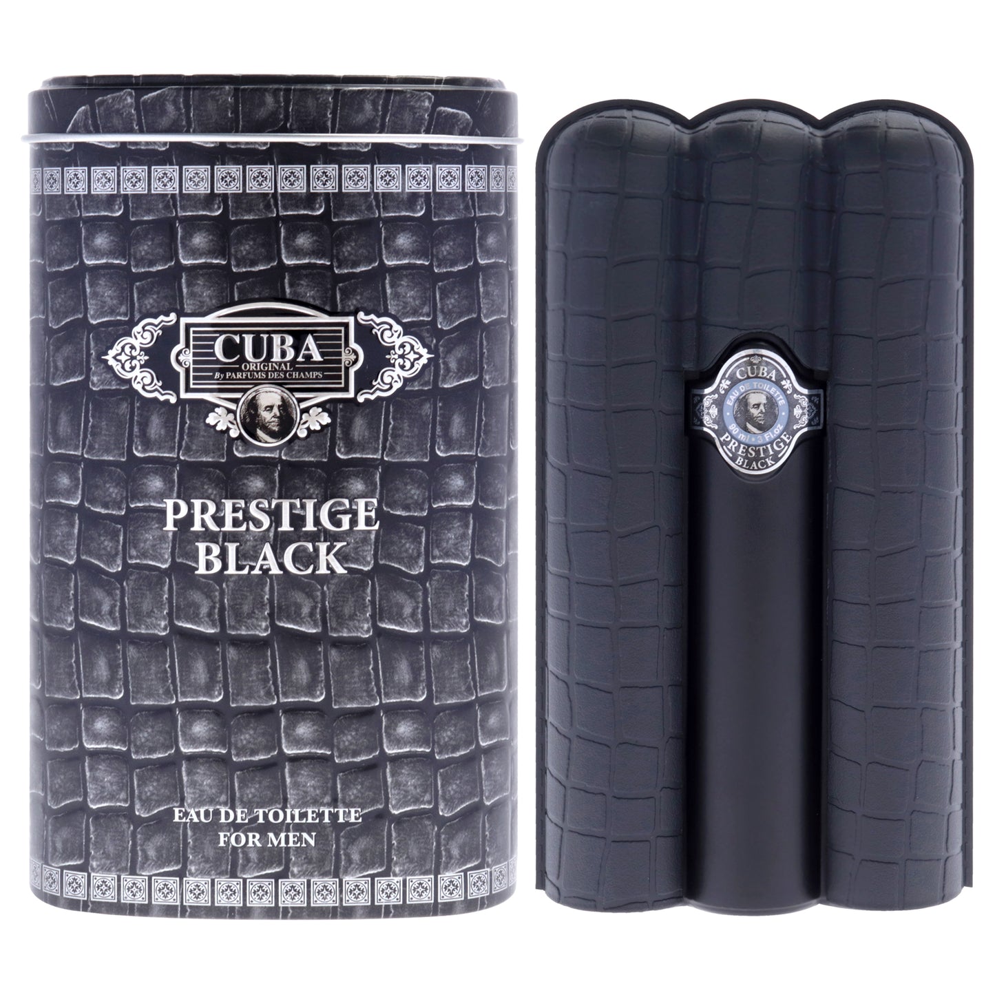 Cuba Prestige Black by Cuba for Men - 3 oz EDT Spray