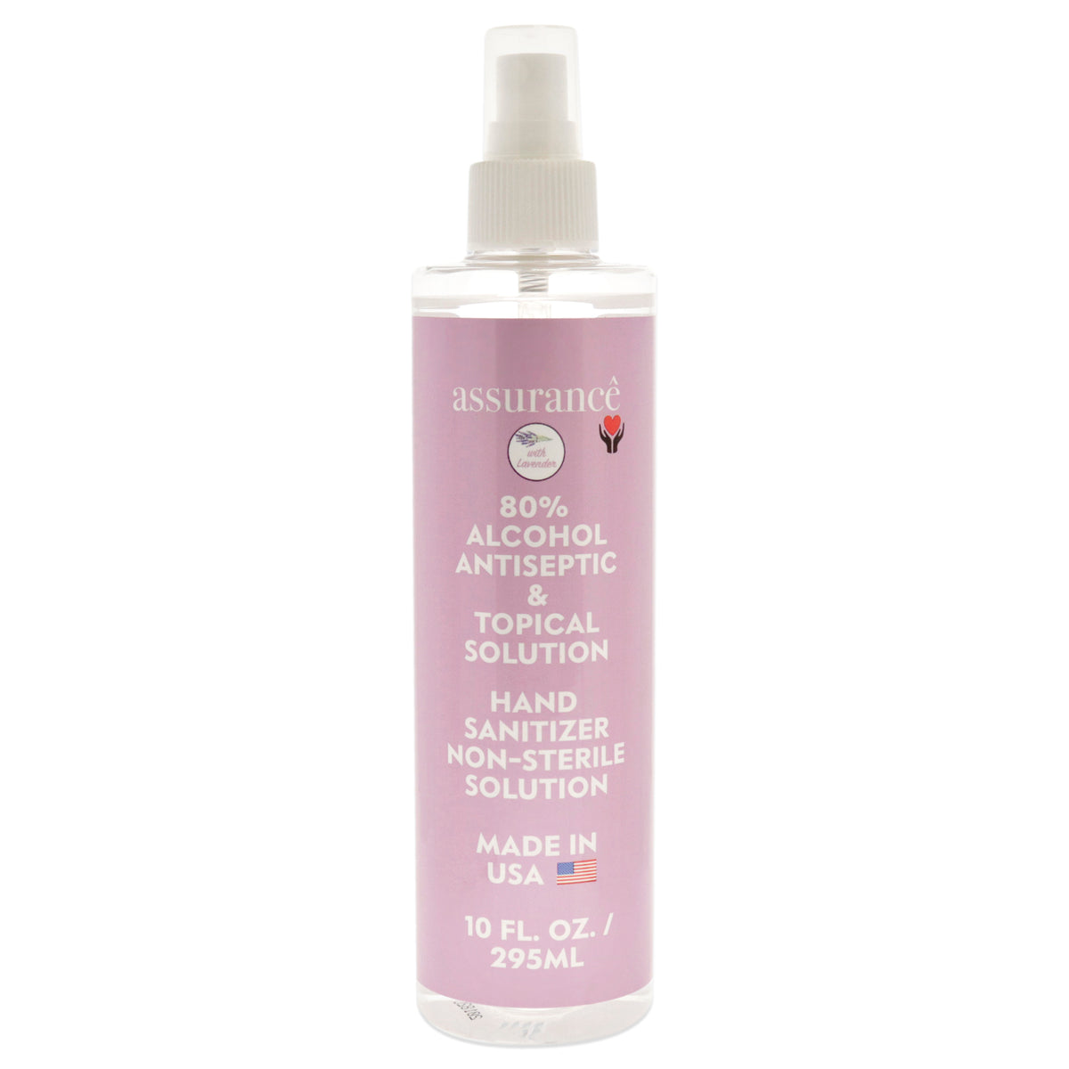 Hand Sanitizer Non-Sterile Solution - Lavender by Assurance for Unisex - 10 oz Hand Sanitizer