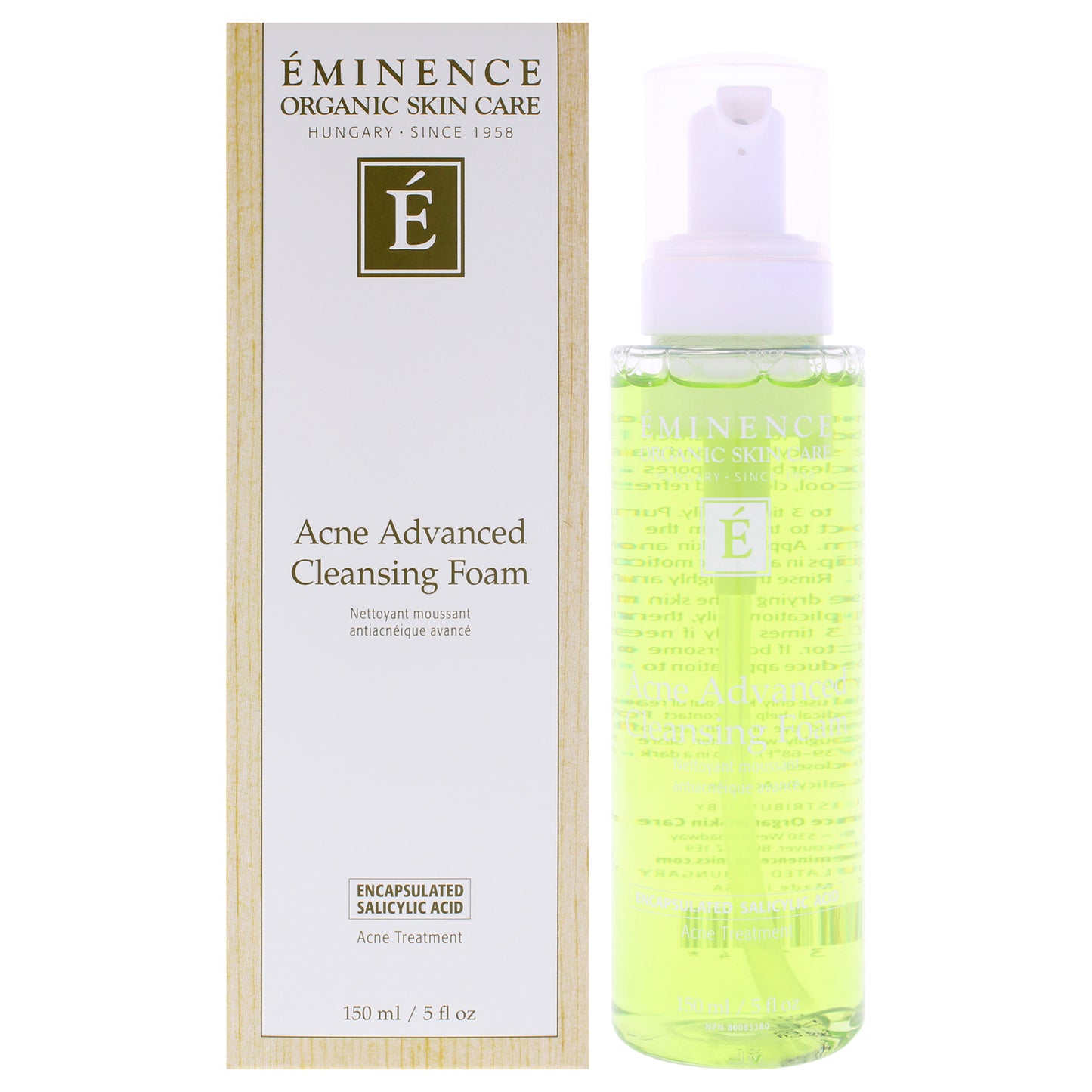 Acne Advanced Cleansing Foam by Eminence for Unisex - 5 oz Cleanser