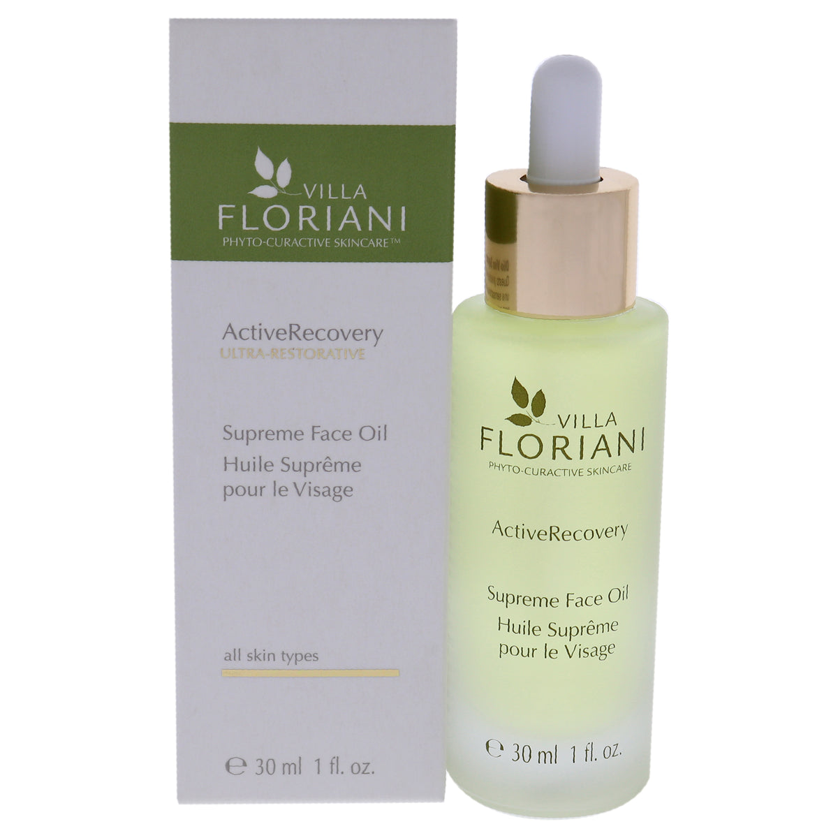 ActiveRecovery Supreme Face Oil by Villa Floriani for Unisex - 1 oz Oil