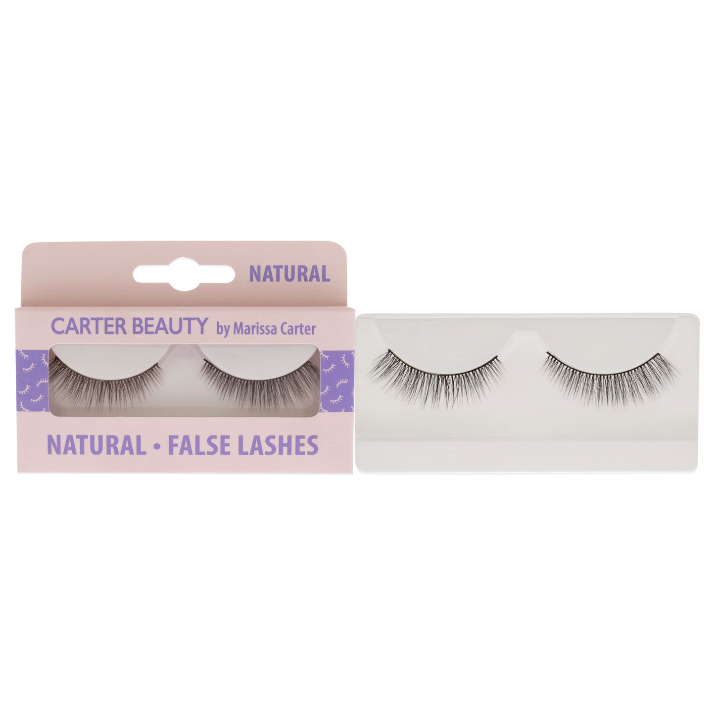 False Lashes - Natural by Carter Beauty for Women - 1 Pair Eyelashes