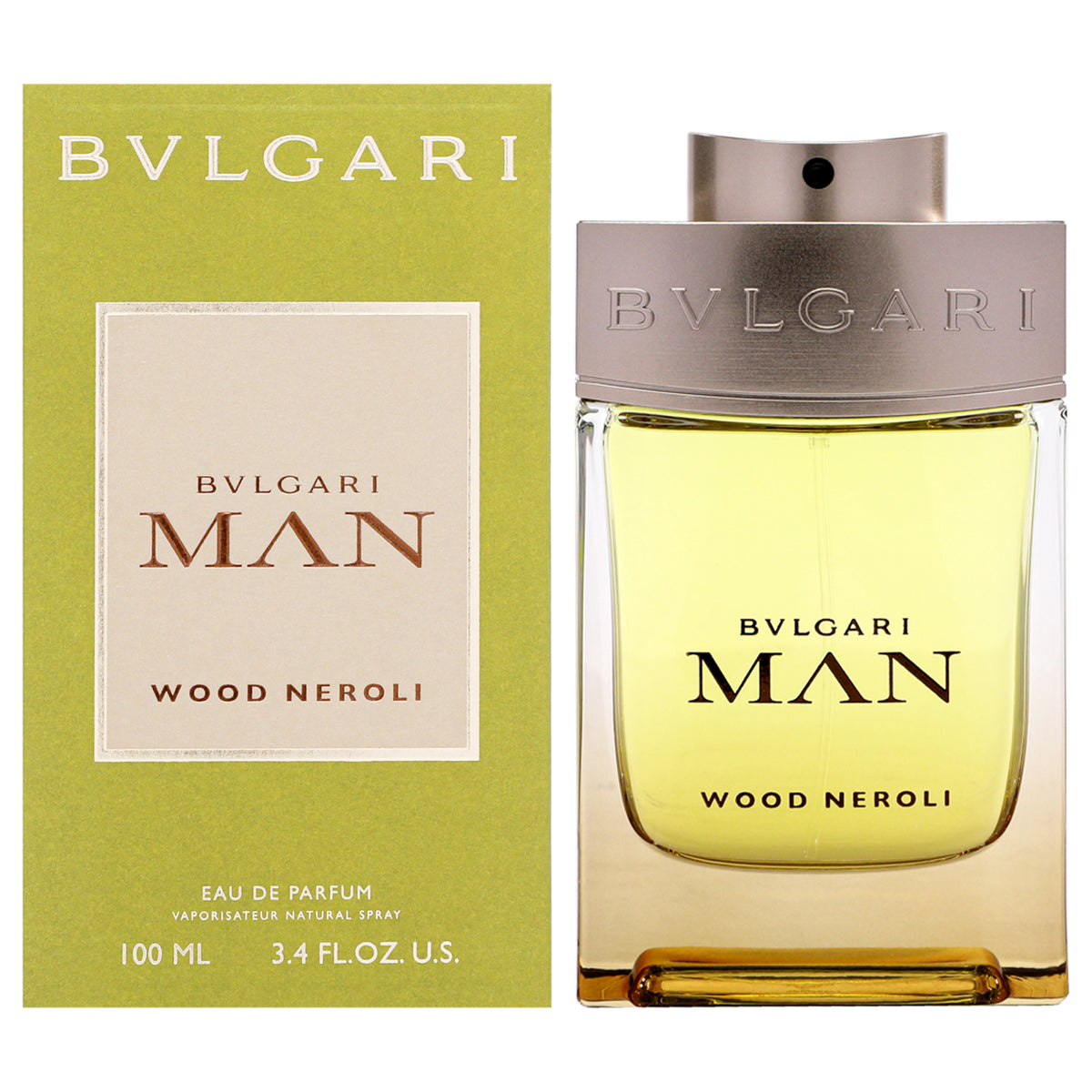 Man Wood Neroli by Bvlgari for Men - 3.4 oz EDP Spray