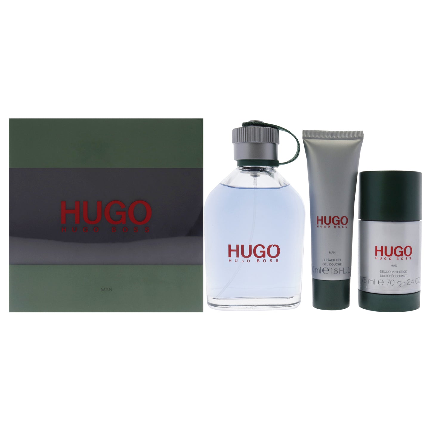 Hugo Man 3 Pc Gift Set 4.2oz EDT Spray