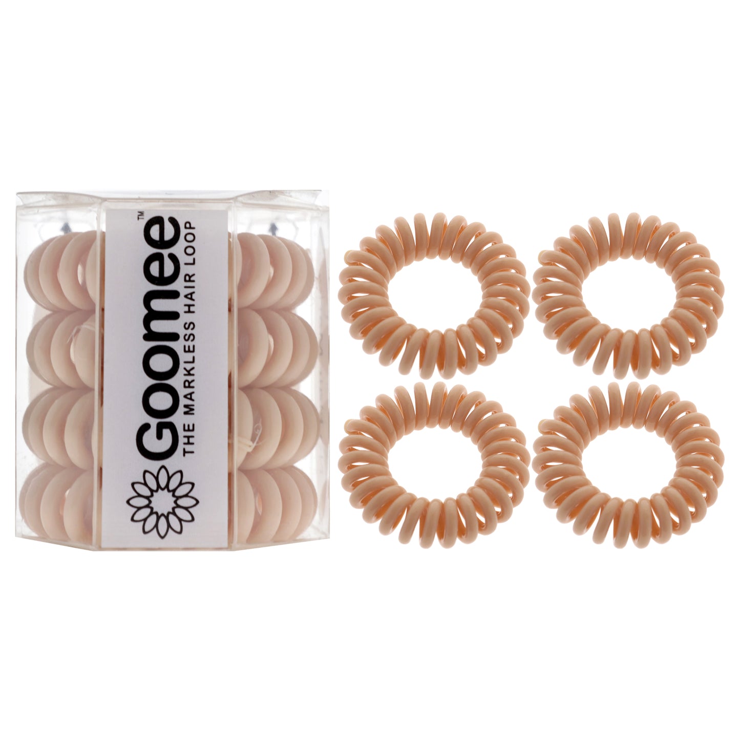 The Markless Hair Loop Set - Sahara by Goomee for Women - 4 Pc Hair Tie