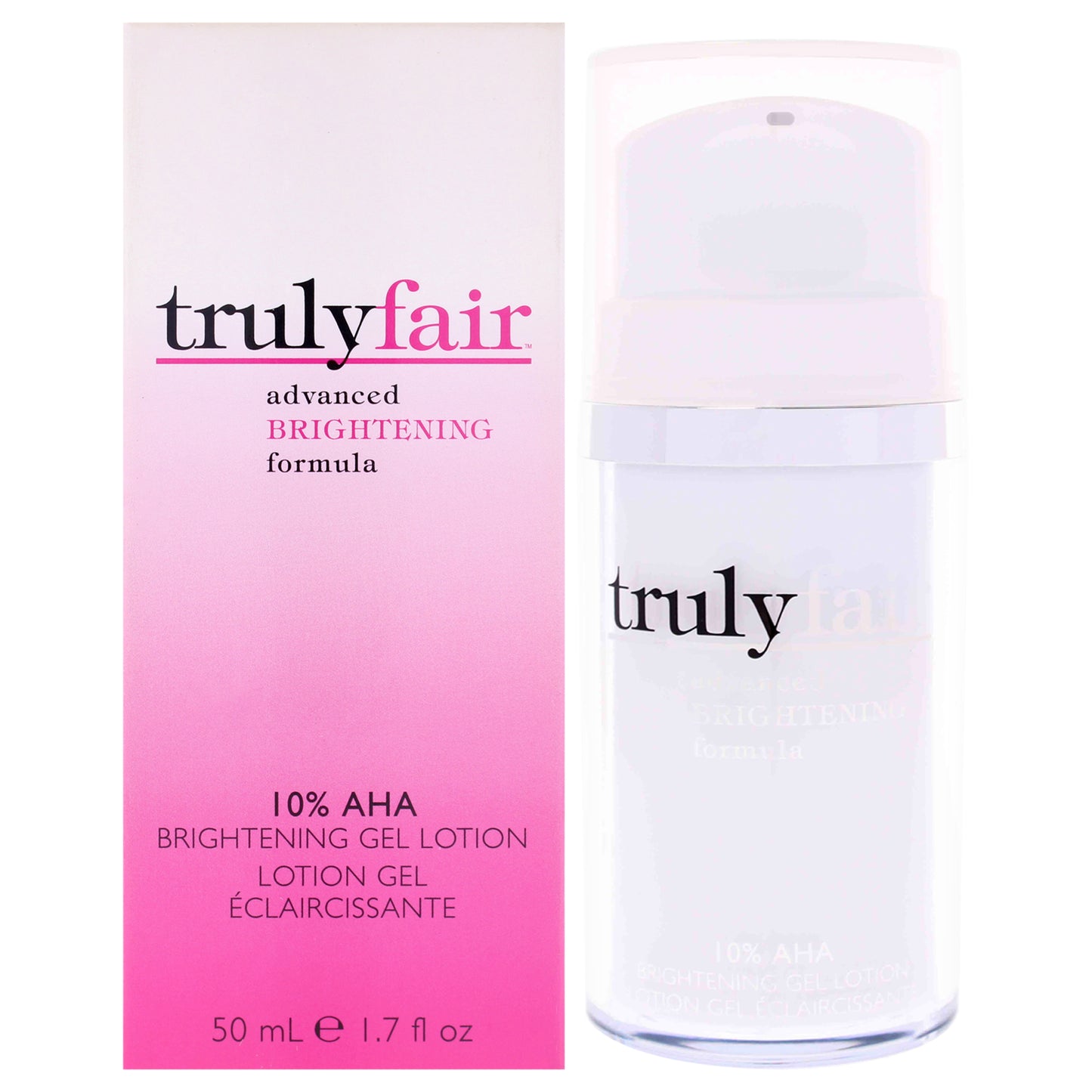10 Percent Aha Brightening Gel Lotion by Truly Fair for Unisex - 1.7 oz Lotion