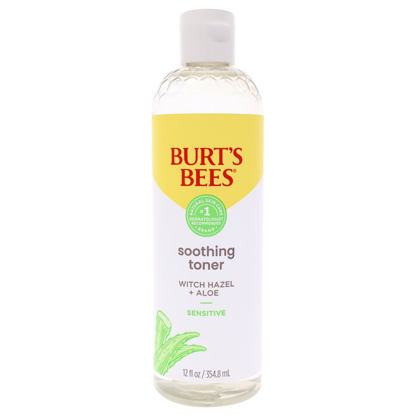 Sensitive Toner With Aloe Vera by Burts Bees for Unisex - 12 oz Toner