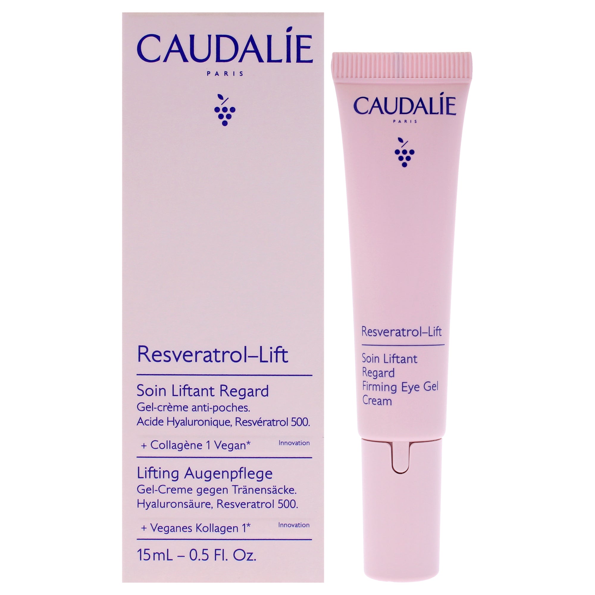 Resveratrol-Lift Firming Eye Gel Cream by Caudalie for Women - 0.5 oz Cream