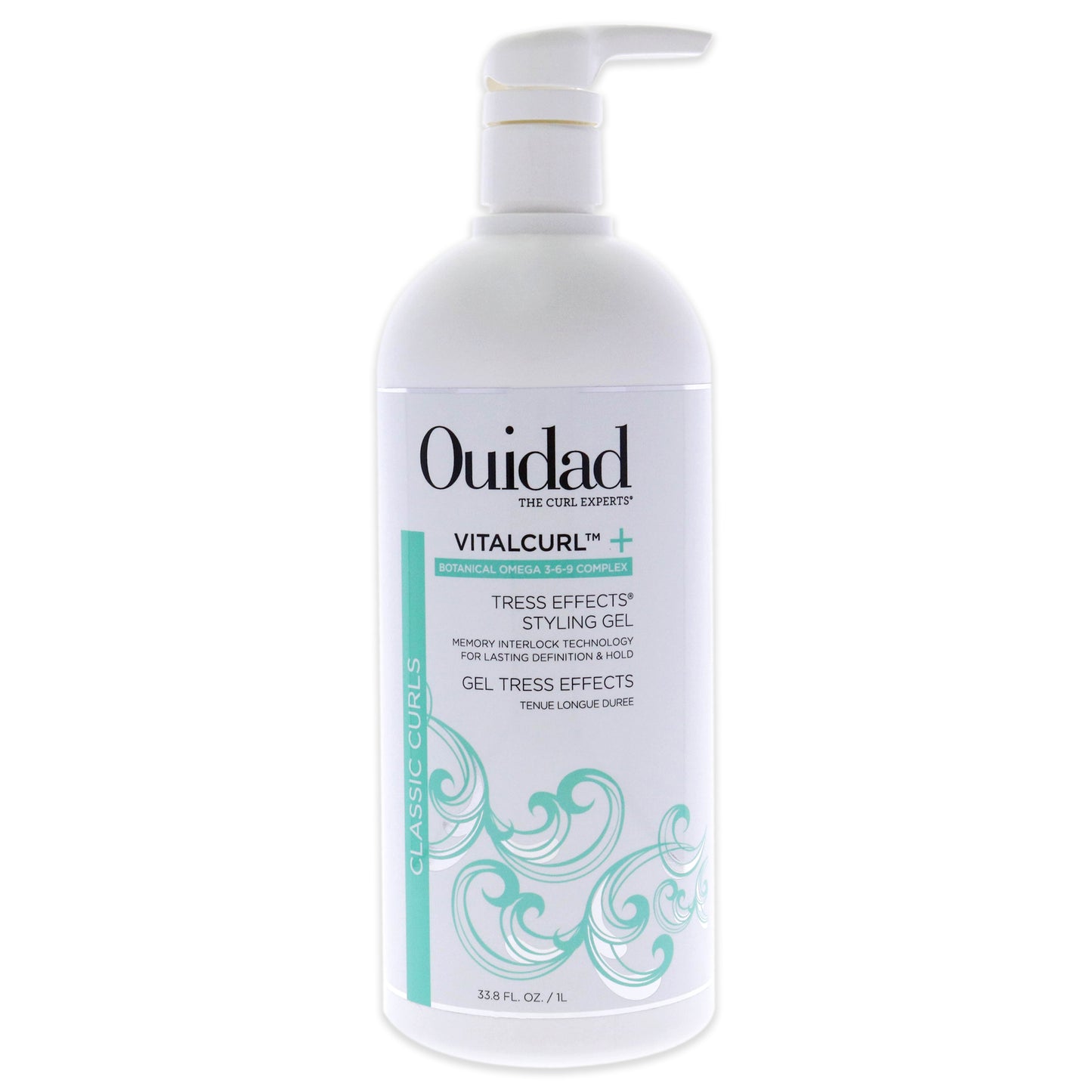 VitalCurl Plus Tress Effects Styling Gel by Ouidad for Unisex - 33.8 oz Gel