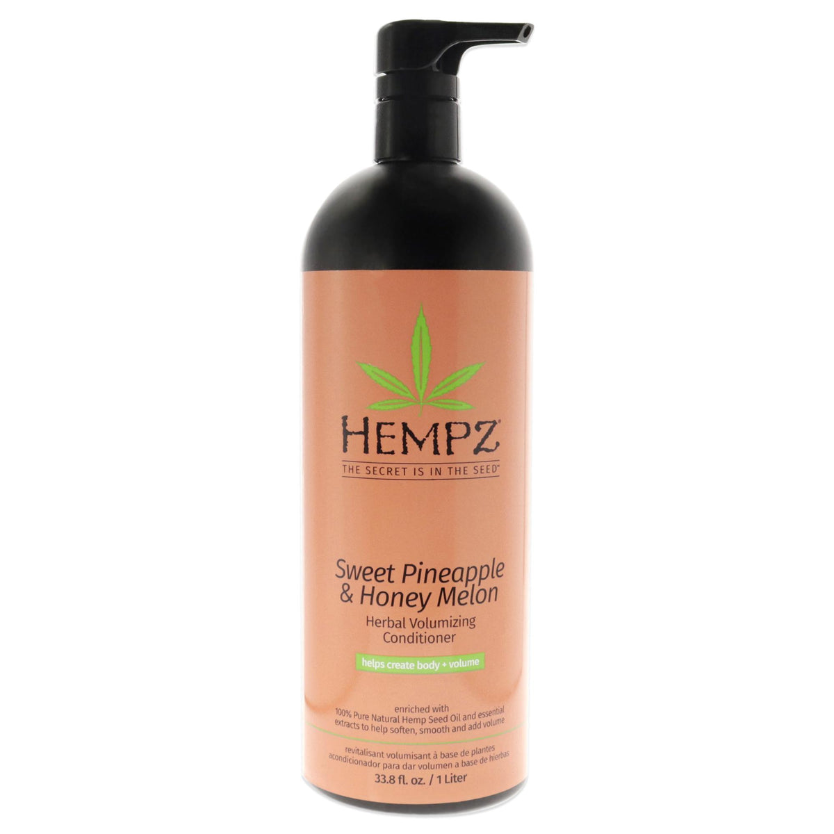 Sweet Pineapple and Honey Melon Herbal Volumizing Conditioner by Hempz for Unisex - 33.8 oz Conditioner