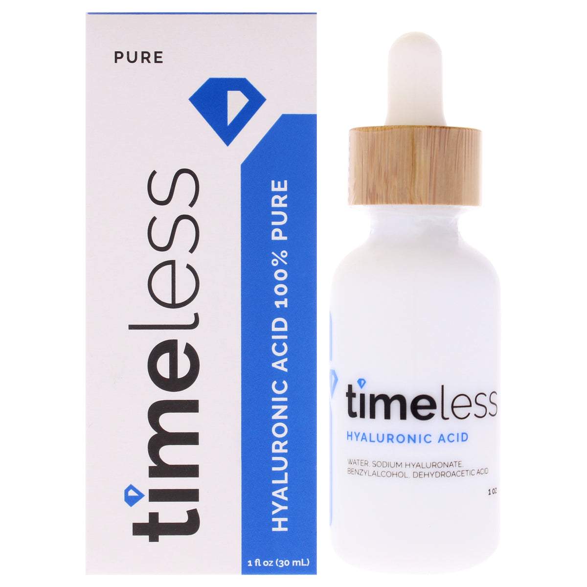 Hyaluronic Acid 100 Percent Pure Serum by Timeless for Unisex - 1 oz Serum