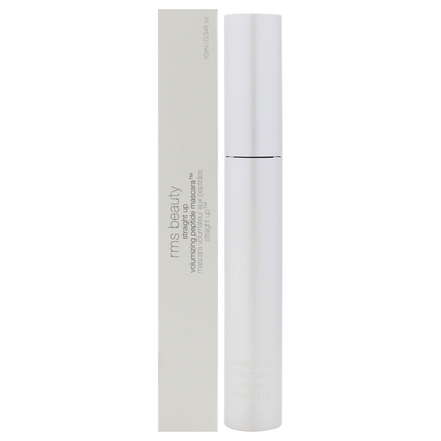 Straight Up Volumizing Peptide Mascara - HD Black by RMS Beauty for Women - 0.34 oz Mascara