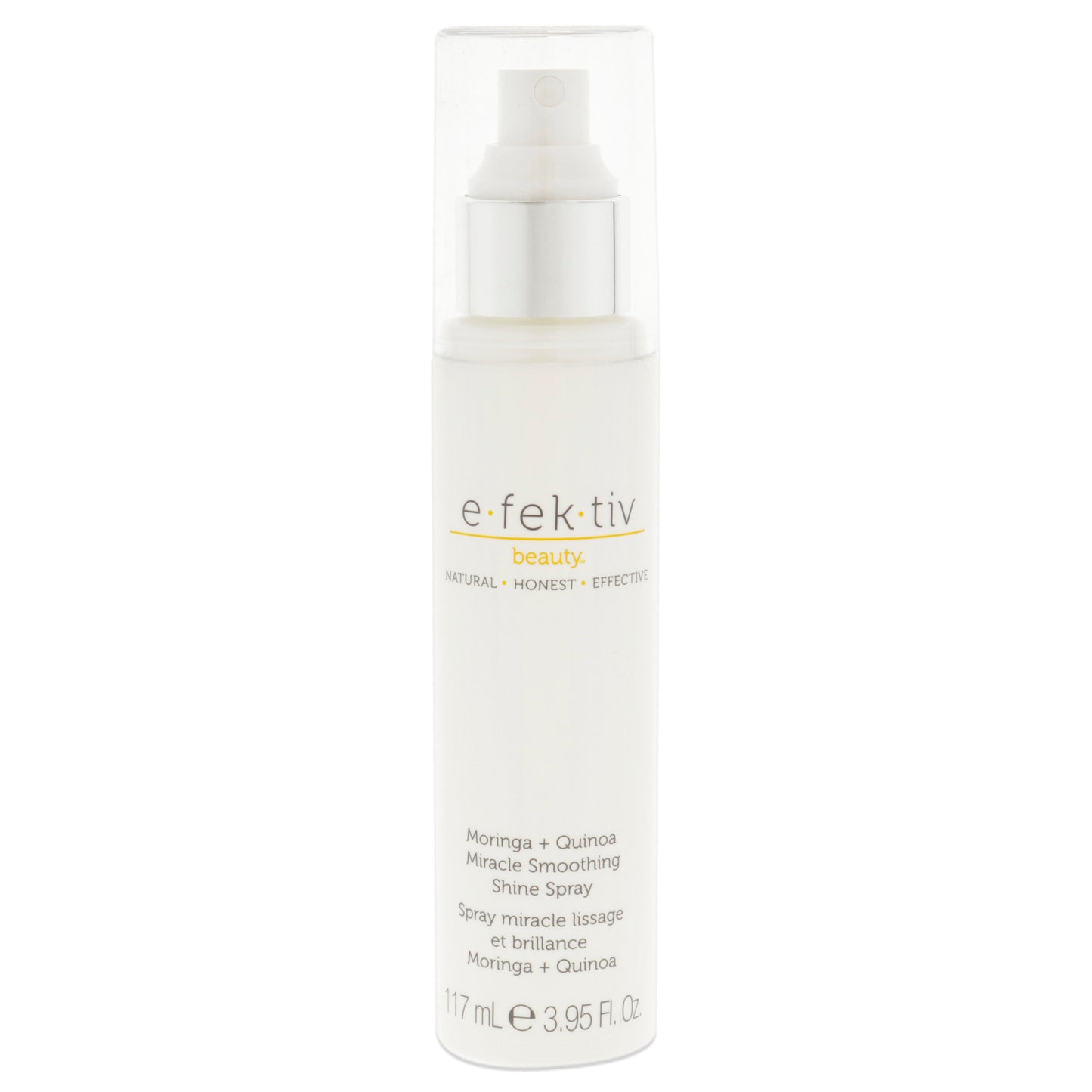 Moringa Plus Quinoa Miracle Smoothing Shine Spray by e.fek.tiv for Unisex - 3.95 oz Hair Spray