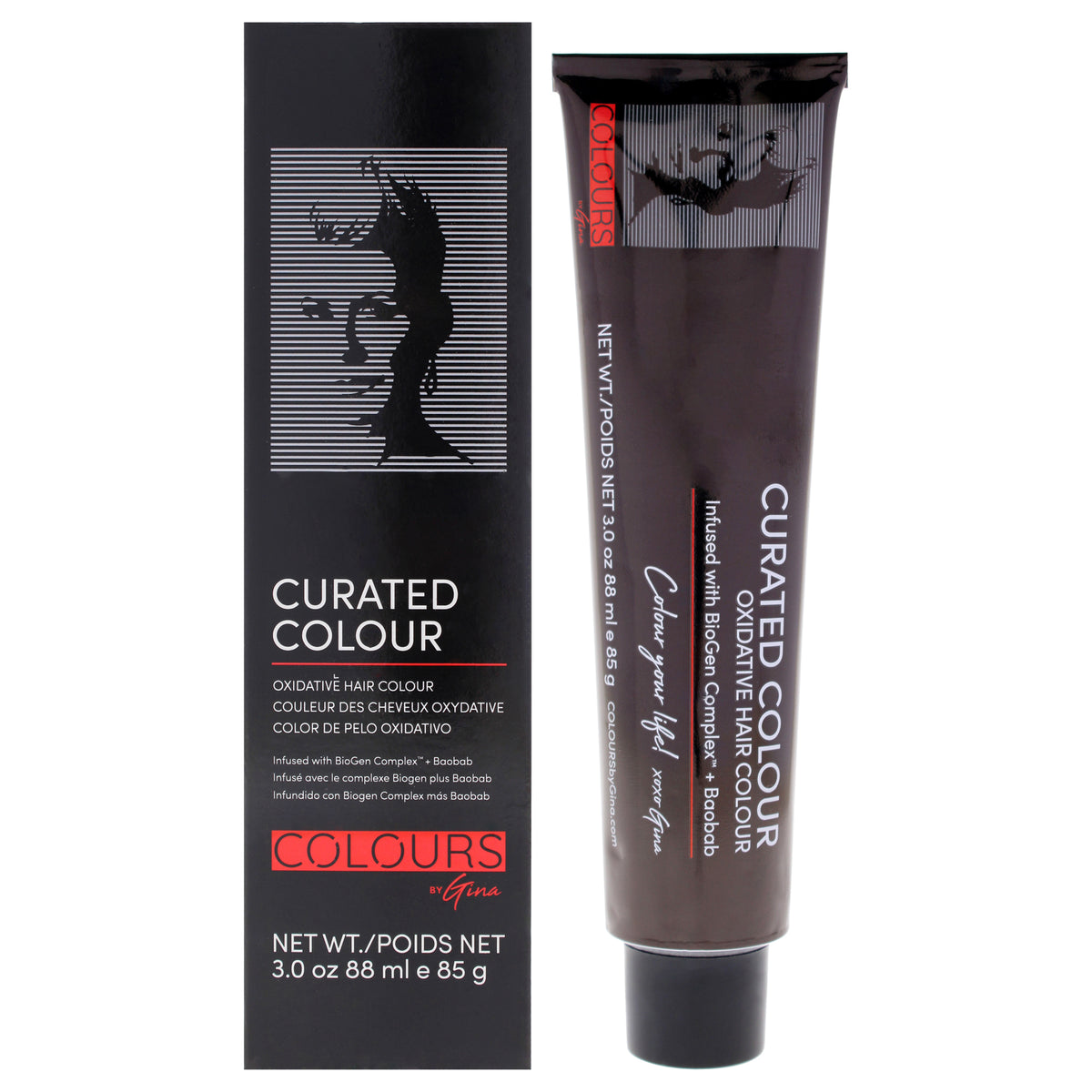 Curated Colour - 0.2 Cool Violet Toner by Colours By Gina for Unisex - 3 oz Hair Color