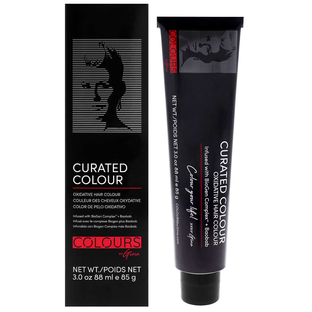 Curated Colour - 3.11-3BB Dark Cool Brown by Colours By Gina for Unisex - 3 oz Hair Color