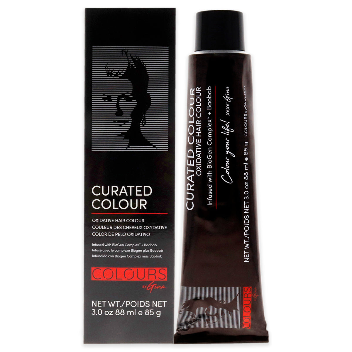 Curated Colour - 6.3-6G Dark Golden Blonde by Colours By Gina for Unisex - 3 oz Hair Color