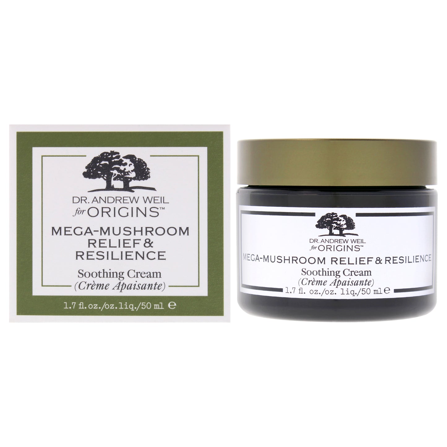 Dr. Weil for Origins Mega-Mushroom Relief and Resilience Soothing Cream by Origins for Unisex - 1.7 oz Cream