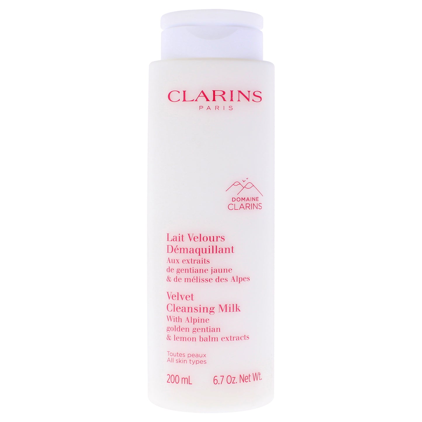 Velvet Cleansing Milk by Clarins for Women - 6.7 oz Cleanser