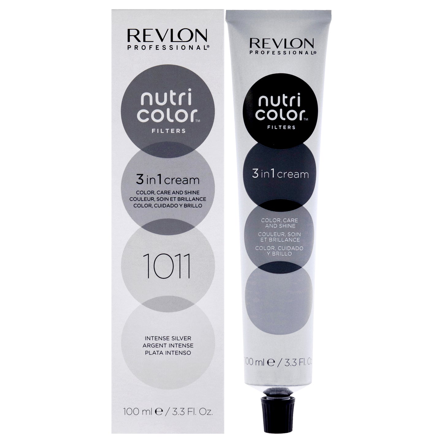 Nutri Color Cream - 1011 Intense Silver by Revlon for Unisex - 3.3 oz Hair Color
