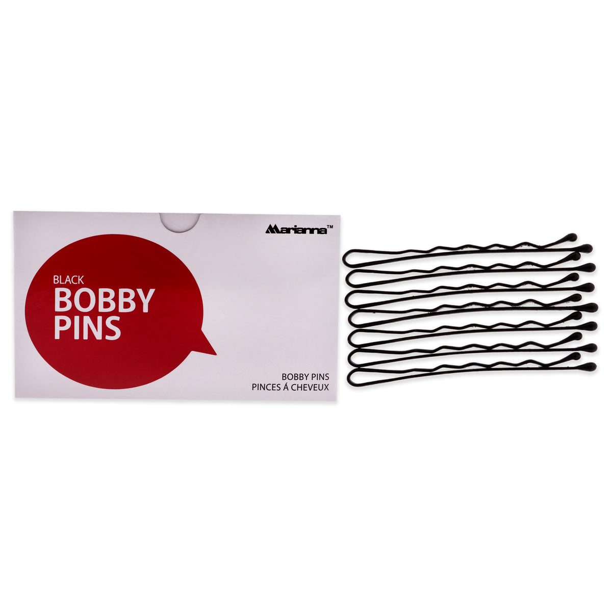 Supreme Bobby Pins - Black by Marianna for Women - 720 Pc Hair Clips